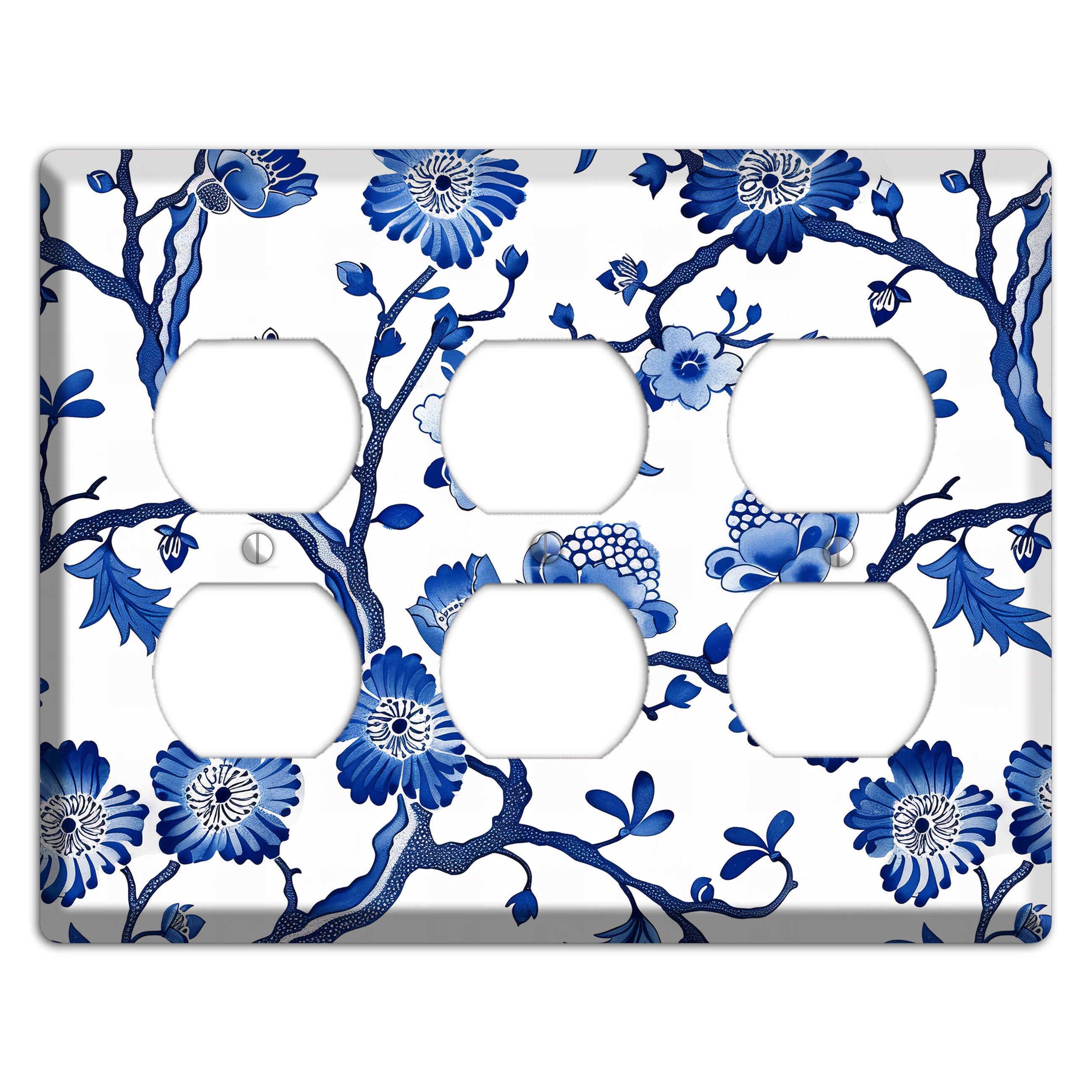 Porcelain Garden Reverie 3 Duplex Wallplate