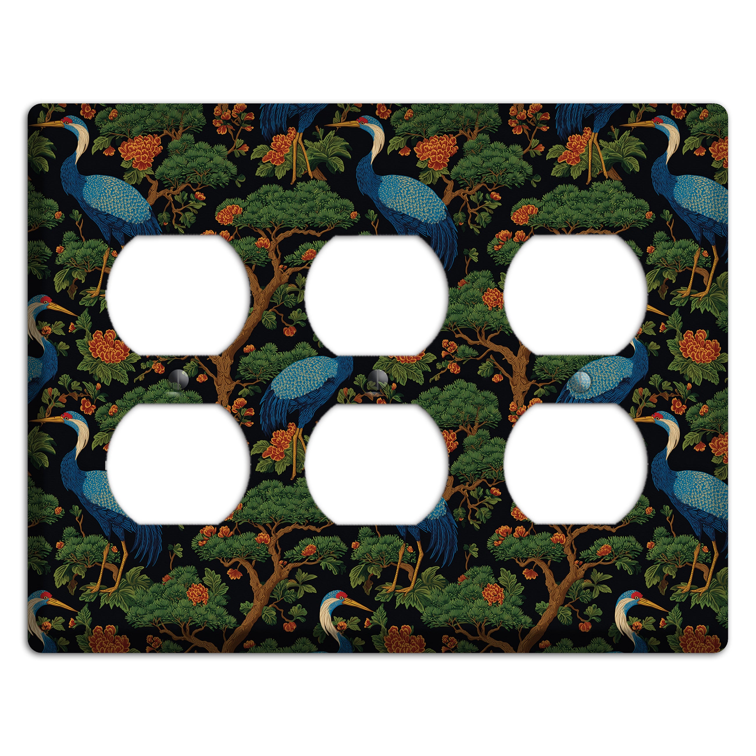 Cobalt Pine Vigil 3 Duplex Wallplate