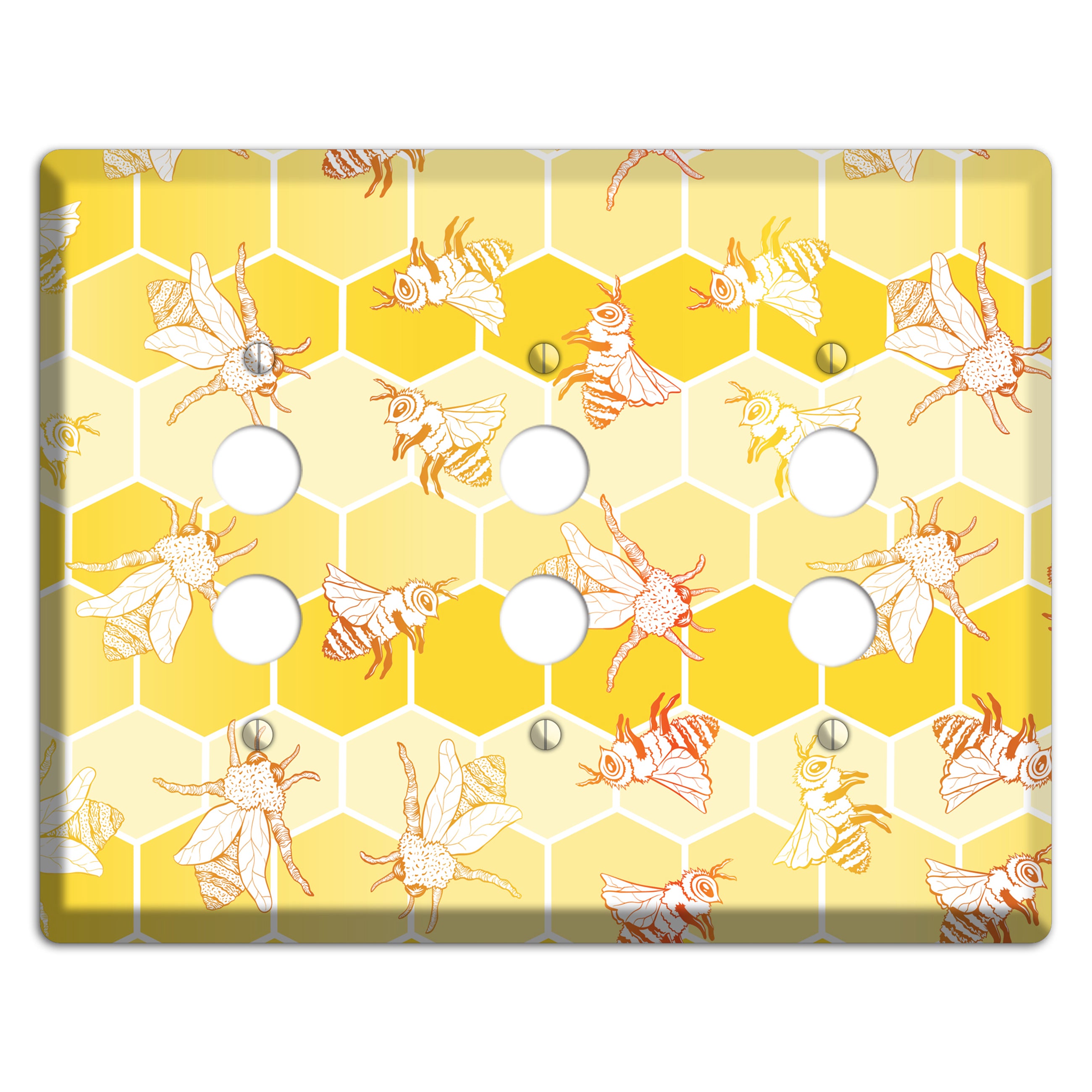Hive & Flutter 3 Pushbutton Wallplate