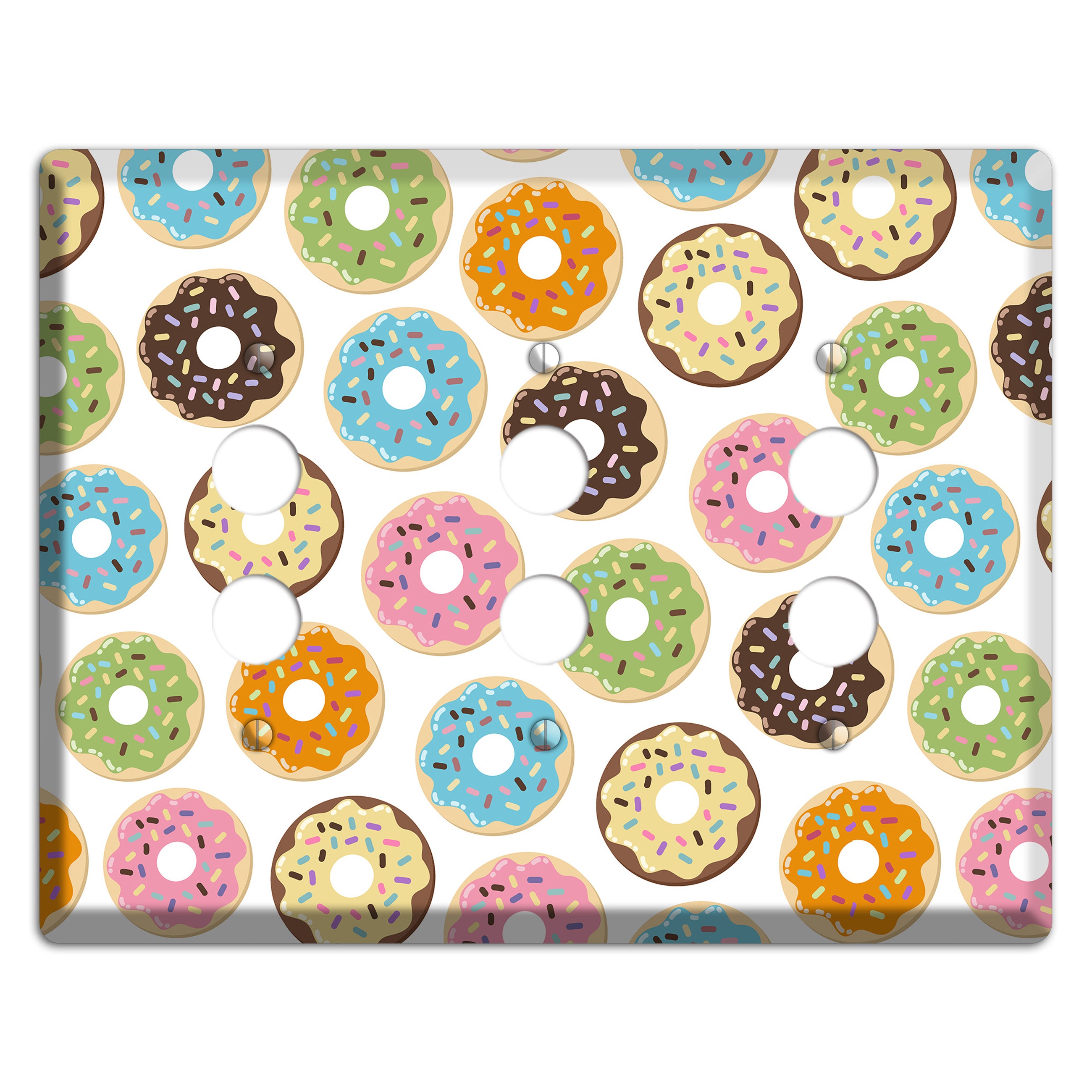 Sprinkle Party 3 Pushbutton Wallplate