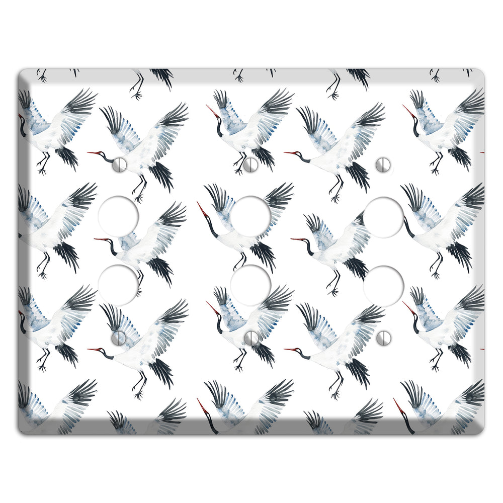 Silver Wing Ascent 3 Pushbutton Wallplate