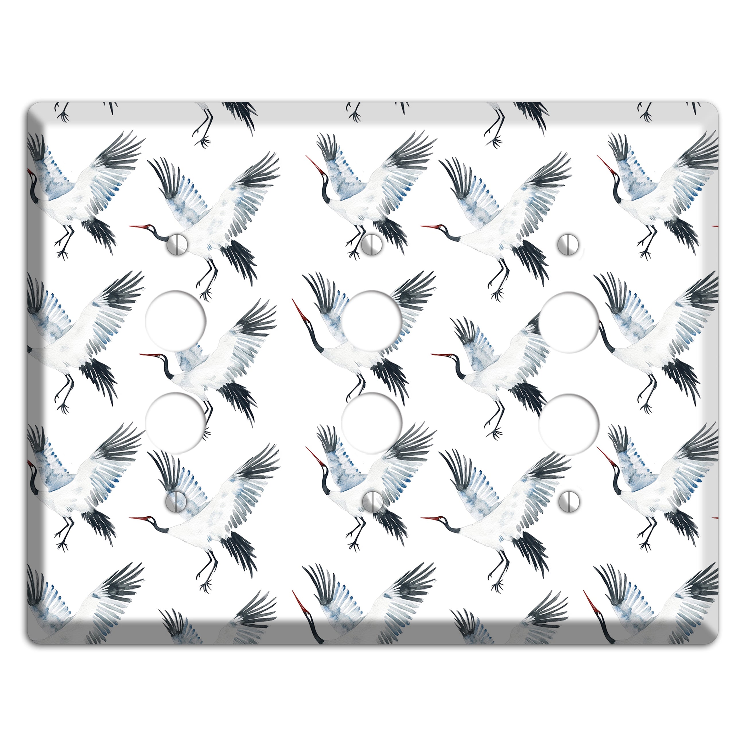 Silver Wing Ascent 3 Pushbutton Wallplate