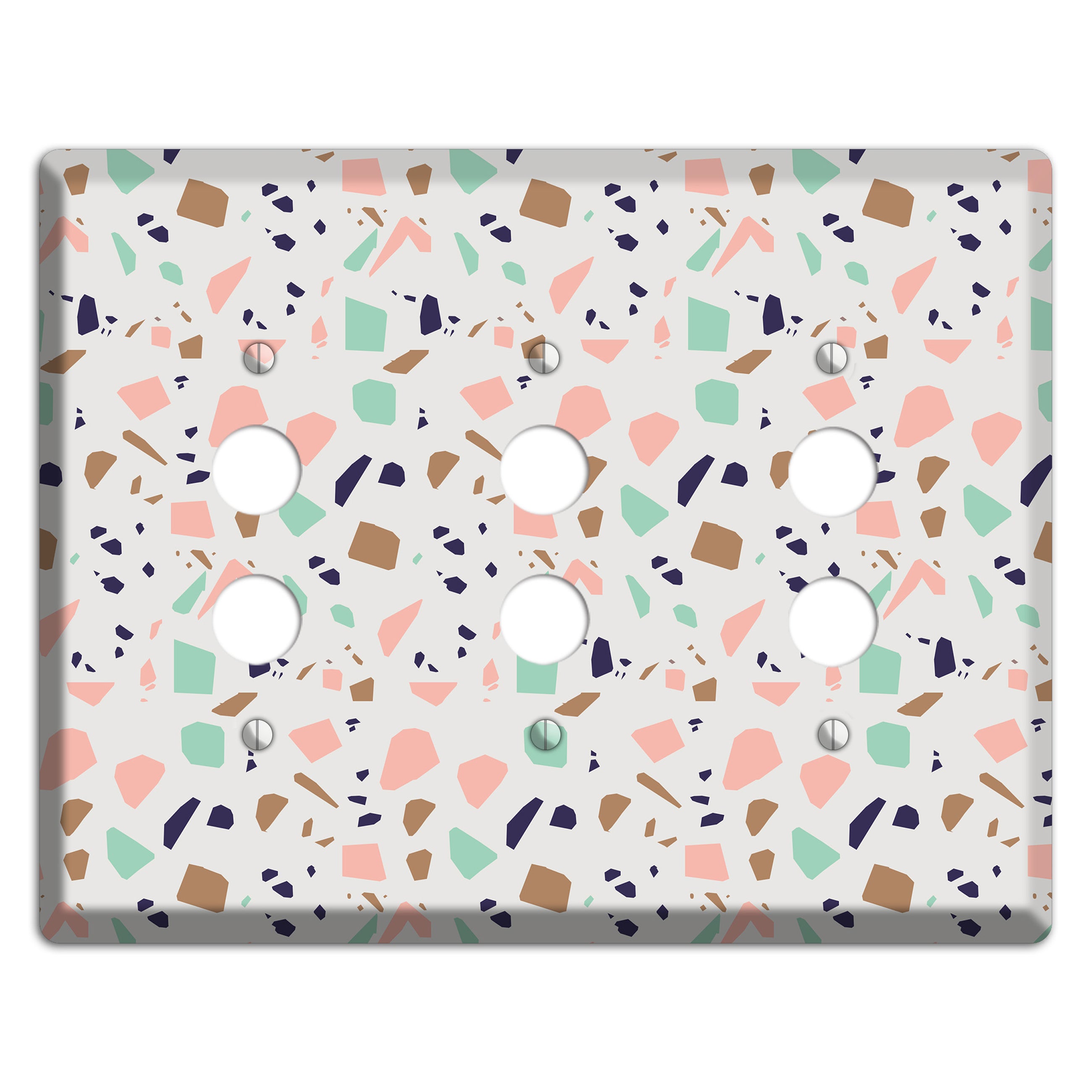 Candyfetti Quartz 3 Pushbutton Wallplate