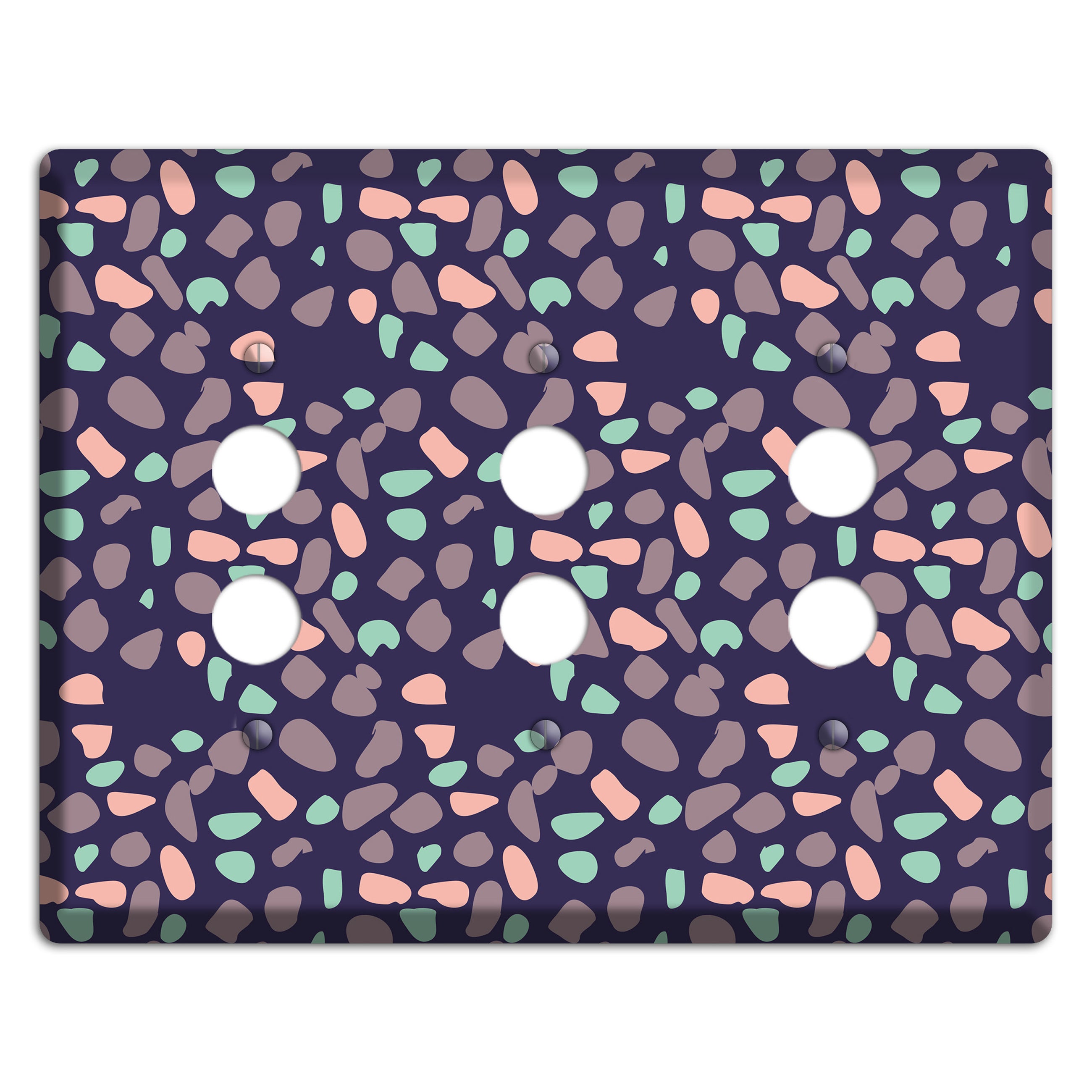 Cosmic Sprinkle 3 Pushbutton Wallplate