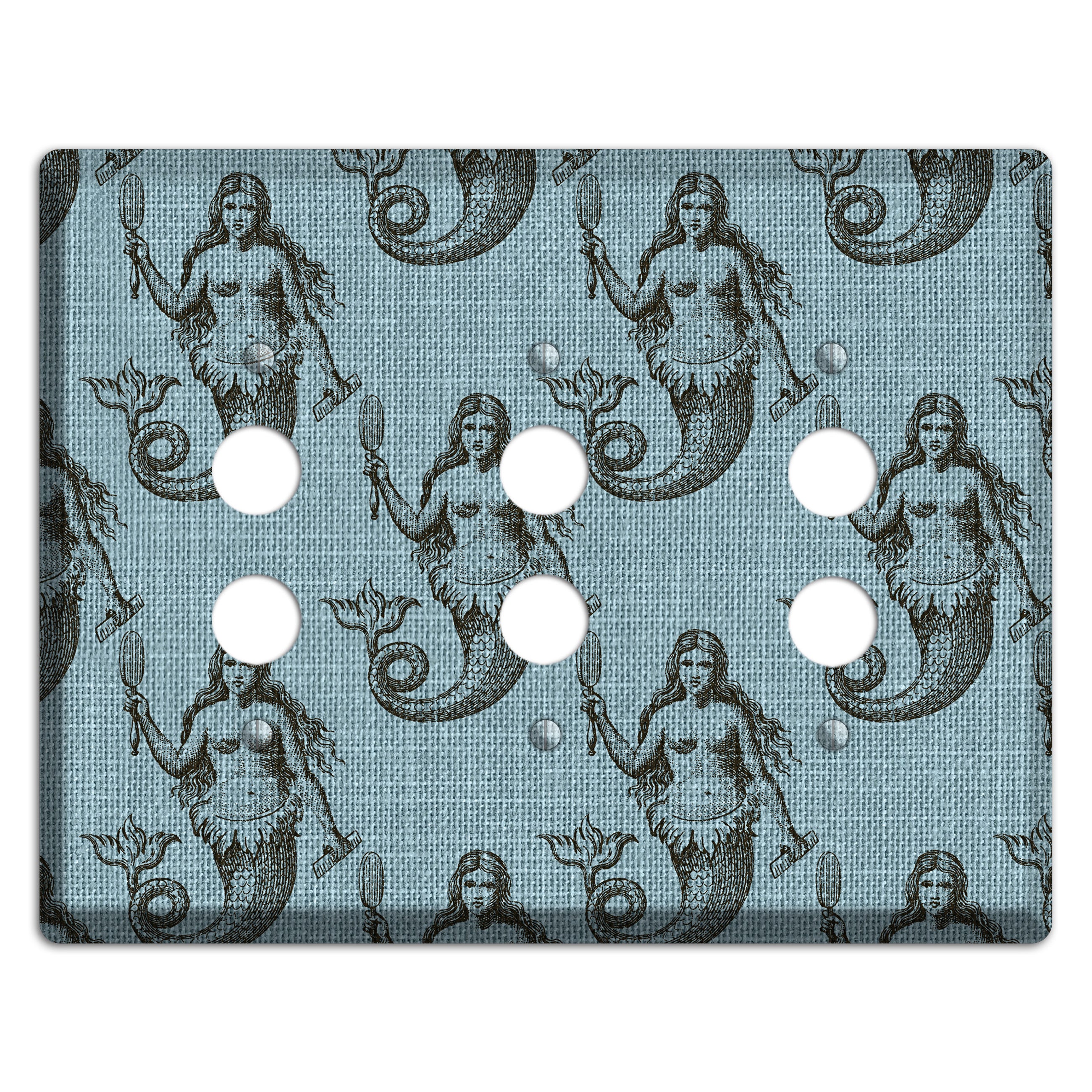 Siren’s Reflection 3 Pushbutton Wallplate
