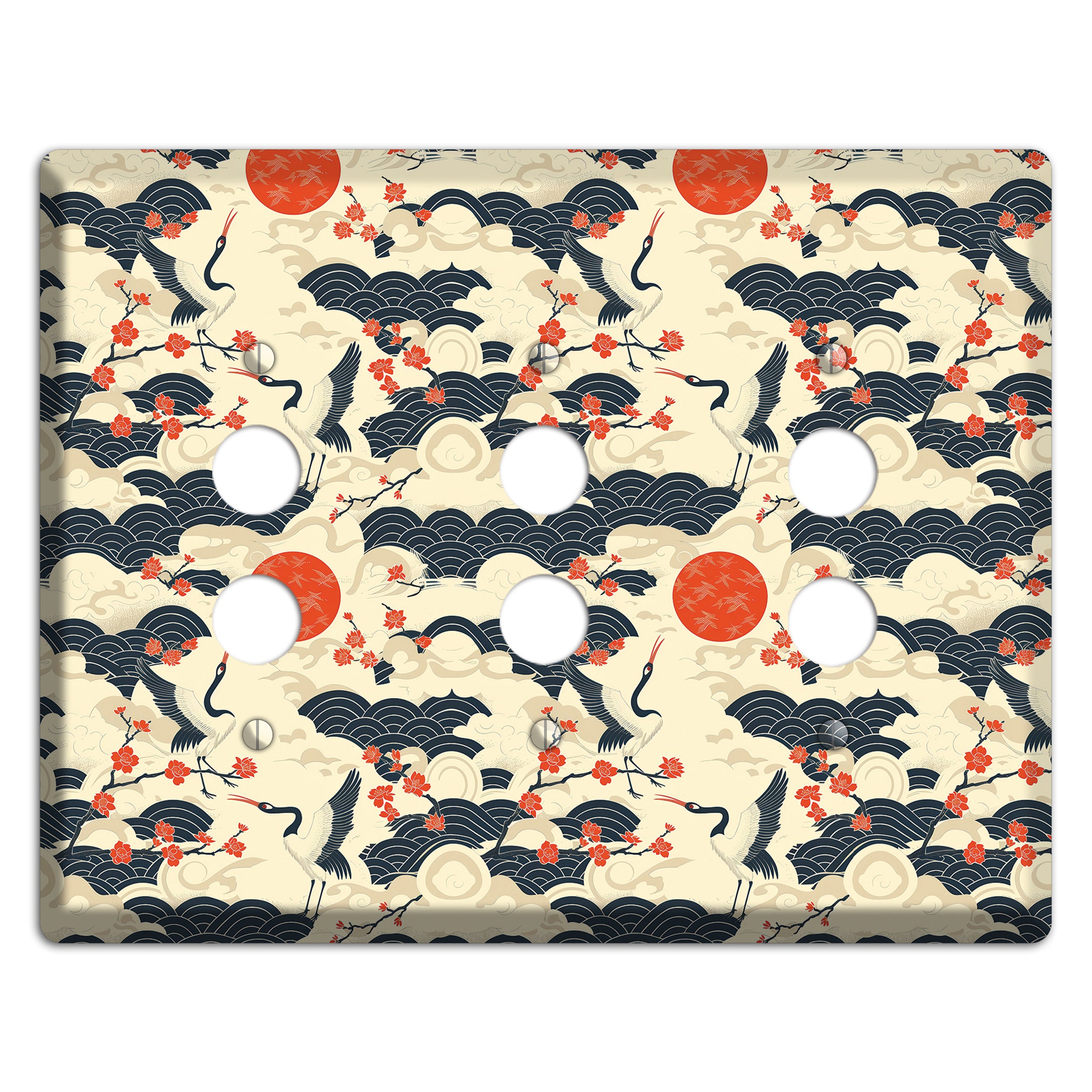 Crimson Sun Ascent 3 Pushbutton Wallplate
