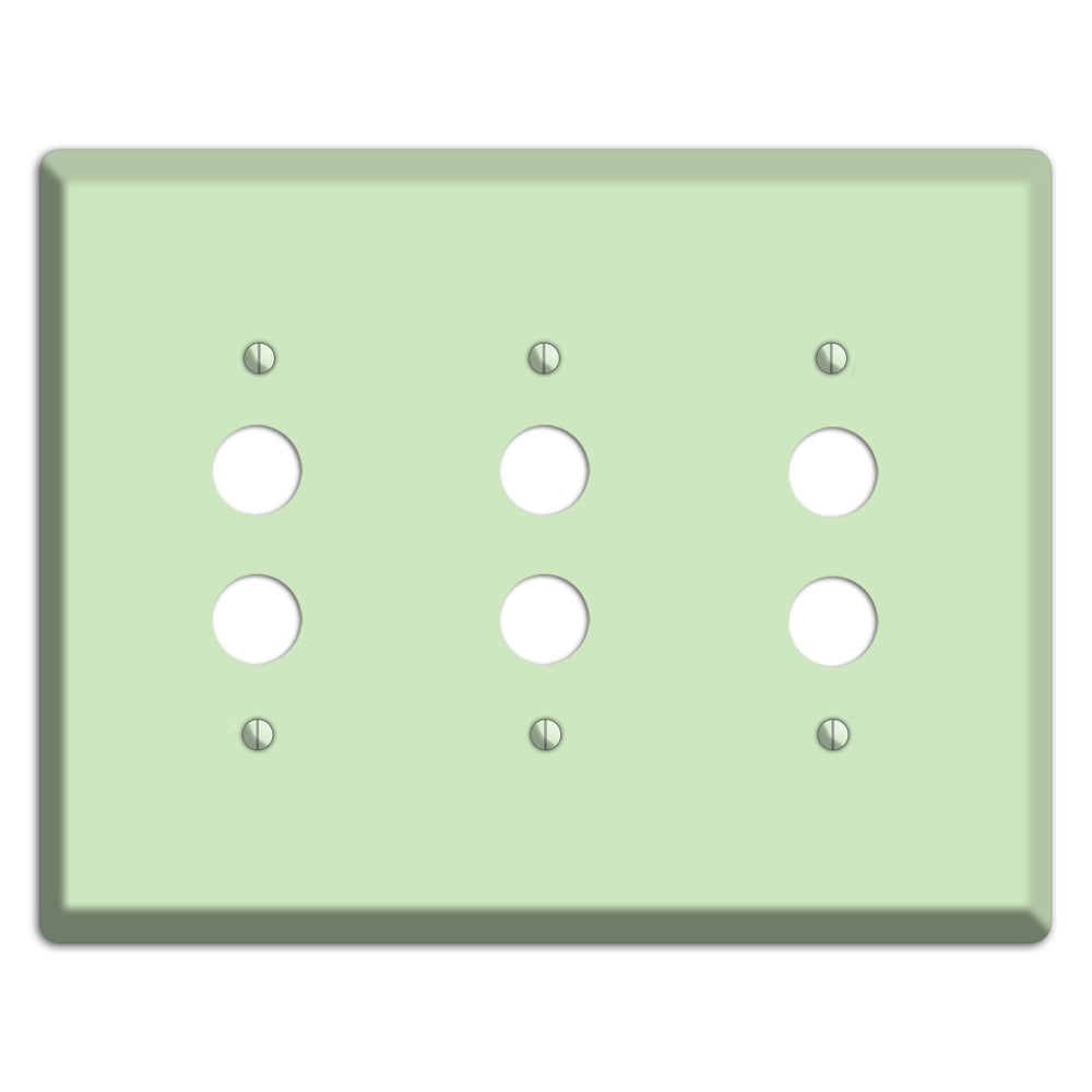 Baxter Mint 3 Pushbutton Wallplate