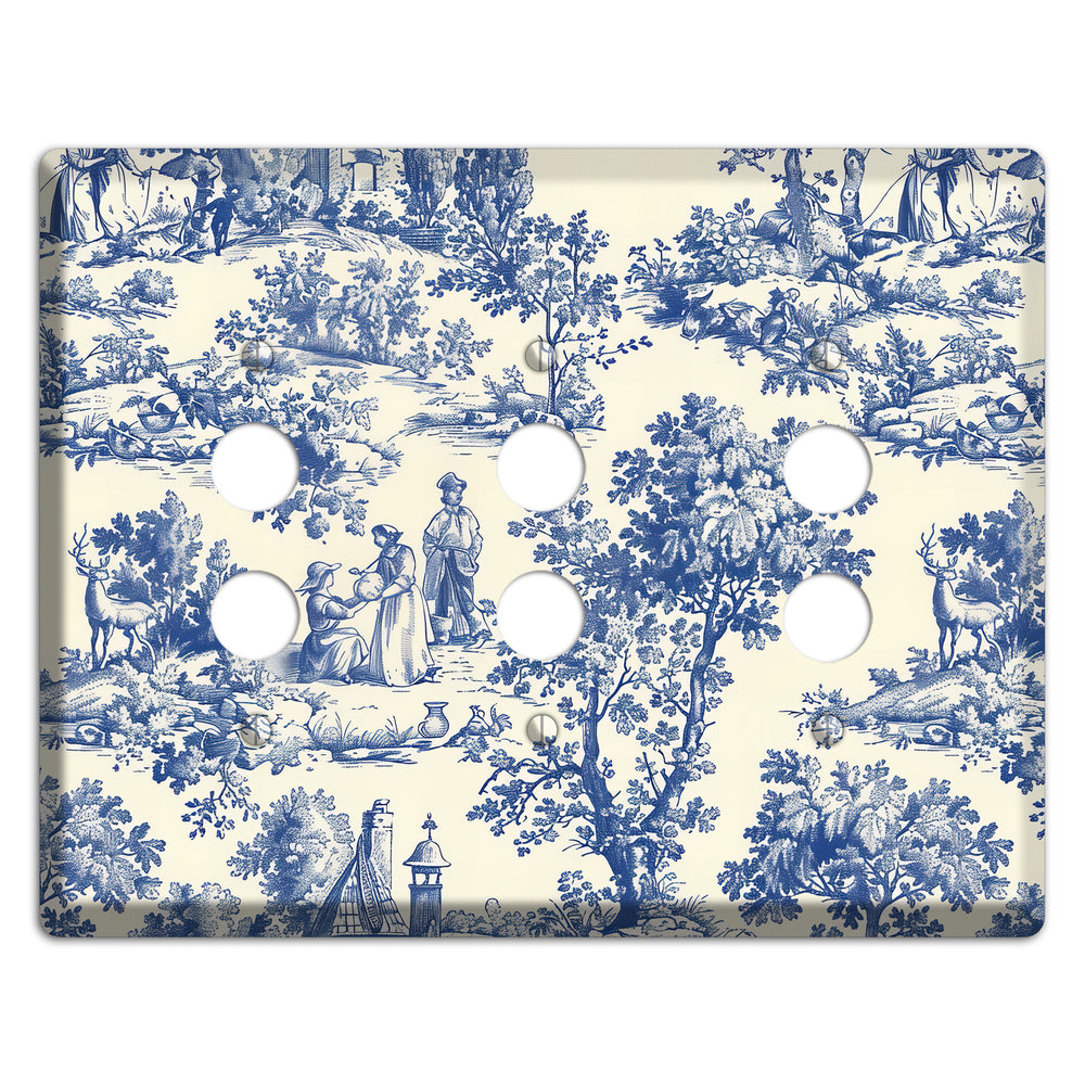 Pastoral Reverie 3 Pushbutton Wallplate