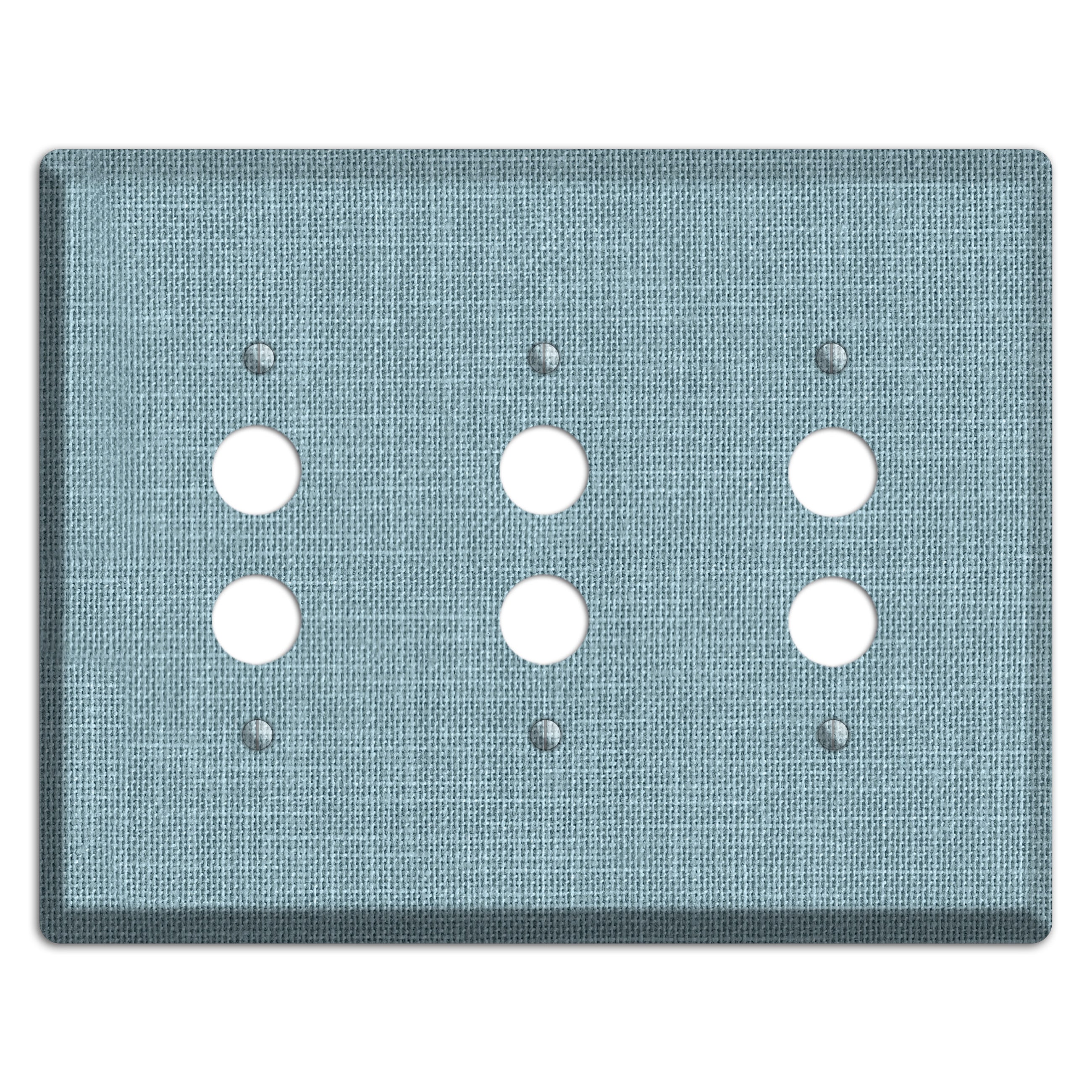 Linen Sky 3 Pushbutton Wallplate