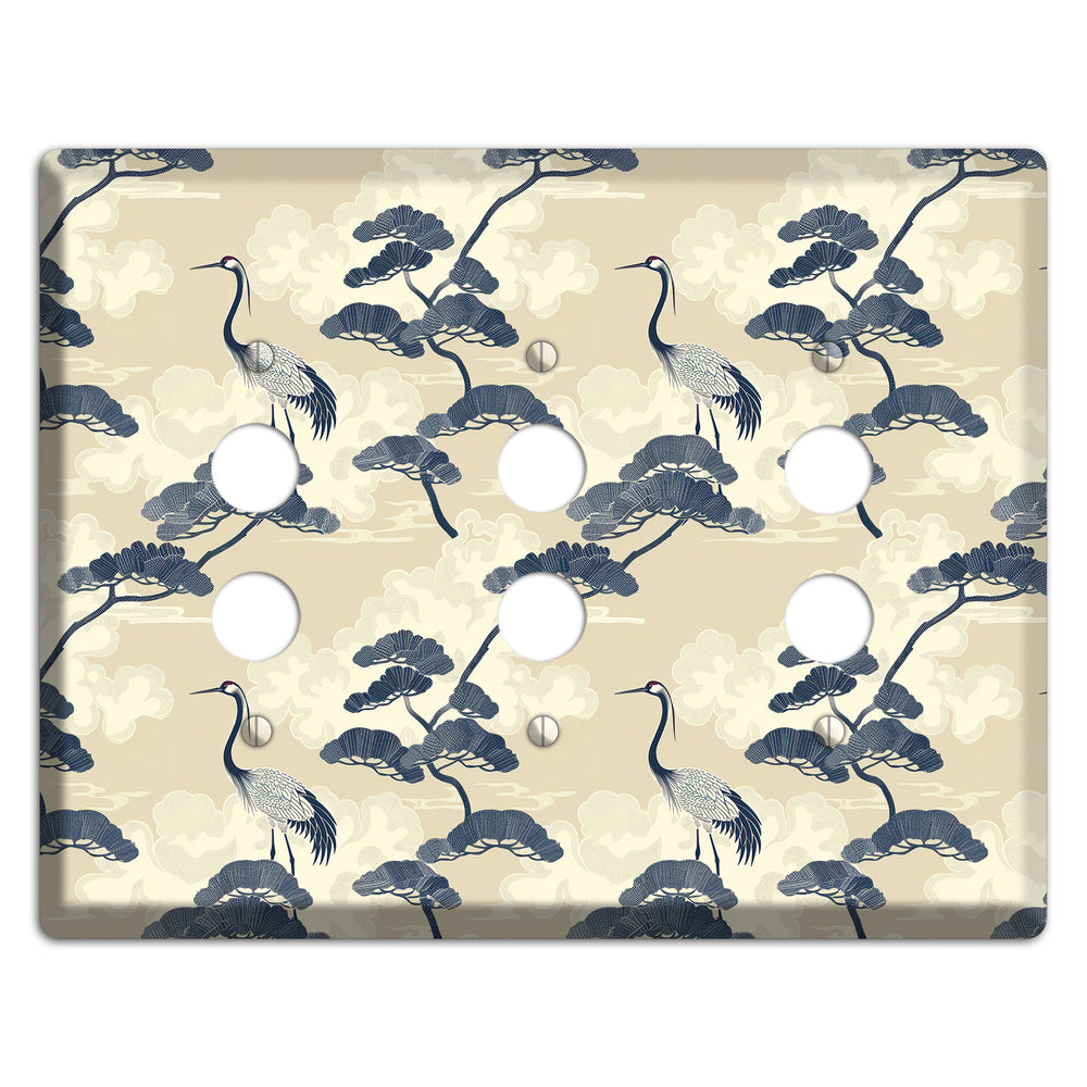 Indigo Pine Serenity 3 Pushbutton Wallplate