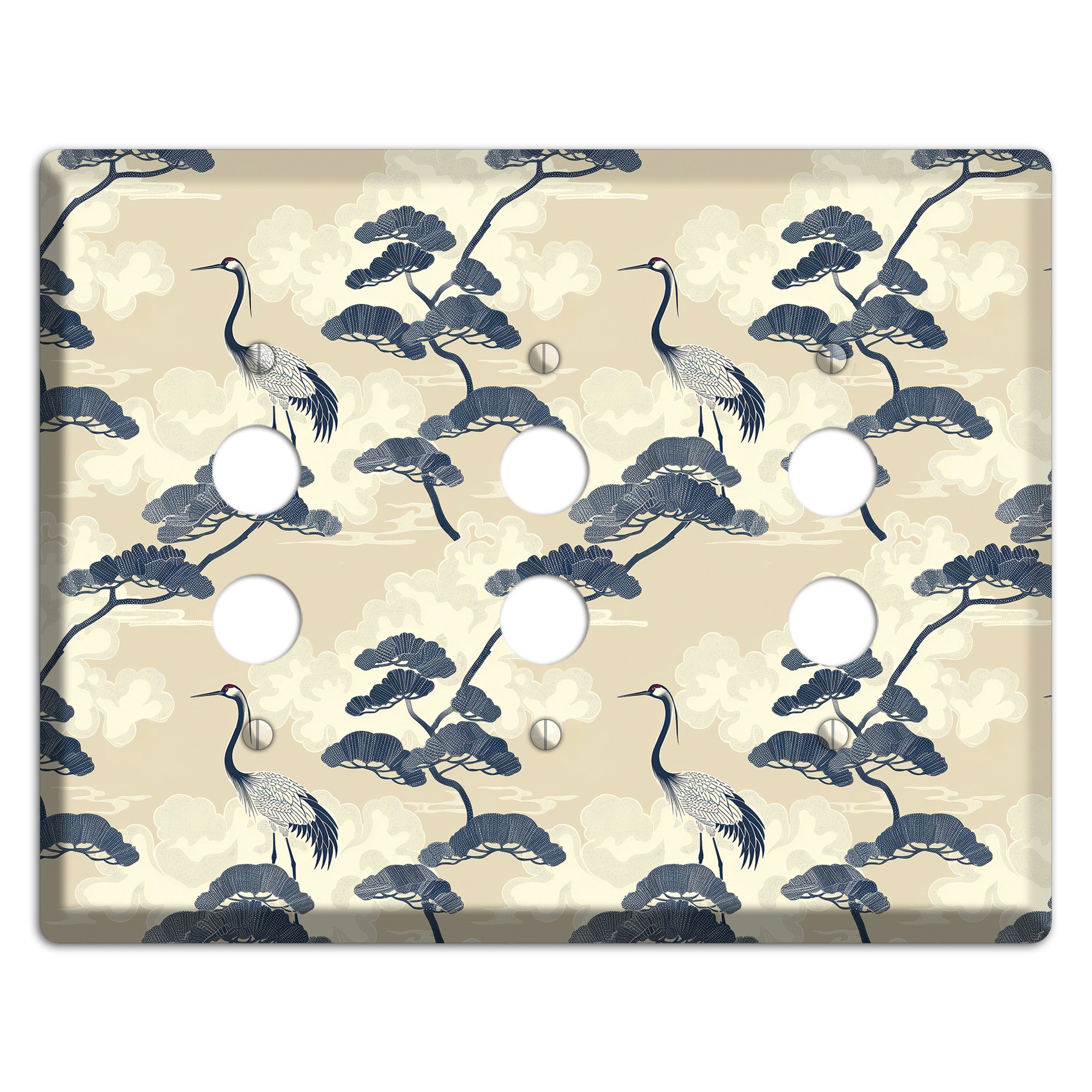 Indigo Pine Serenity 3 Pushbutton Wallplate