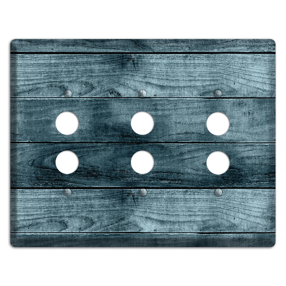 Bluewater Boards 3 Pushbutton Wallplate