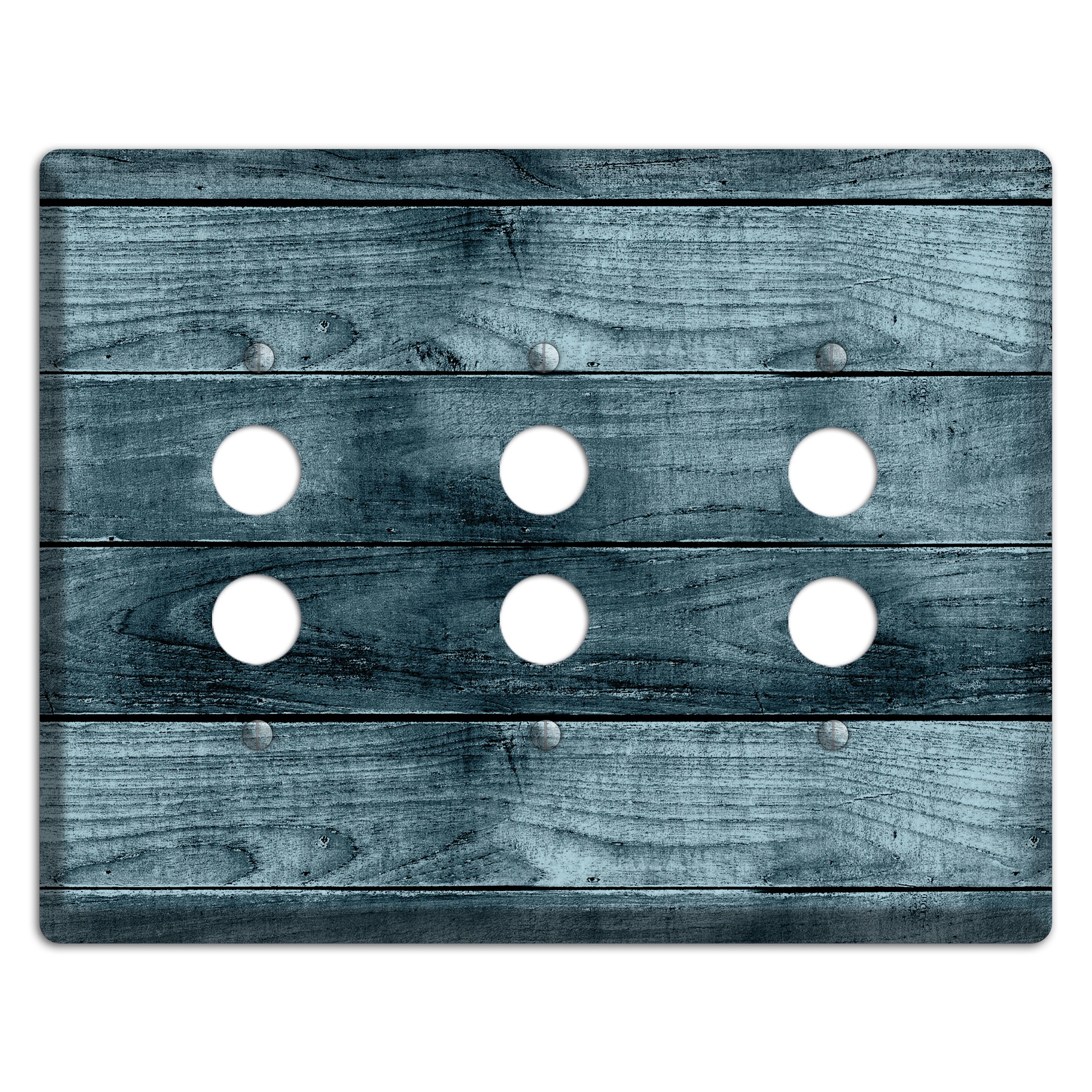 Bluewater Boards 3 Pushbutton Wallplate