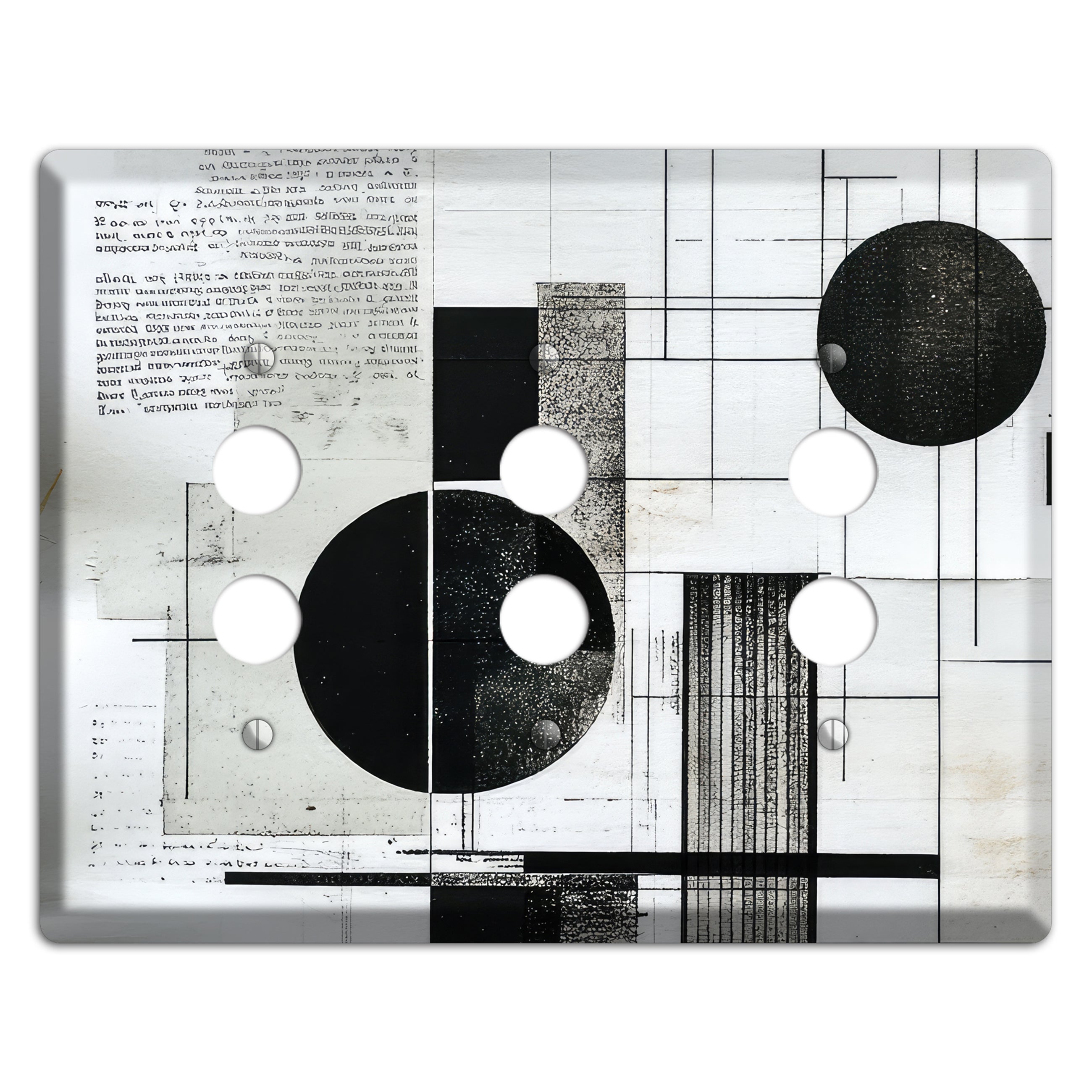 Cartographer's Dream 3 Pushbutton Wallplate