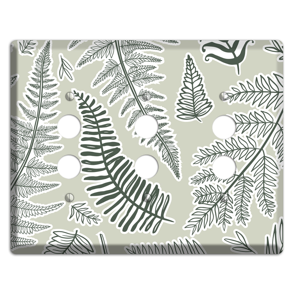 Forest Floor Scatter 3 Pushbutton Wallplate