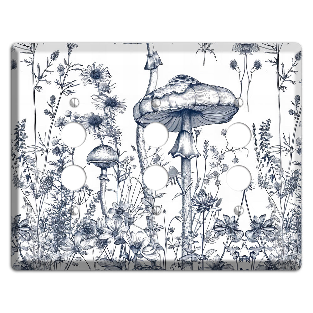 Forager's Meadow Spell 3 Pushbutton Wallplate