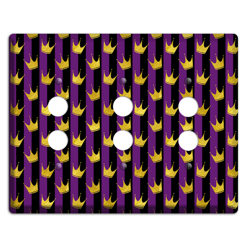 Royal Parade 3 Pushbutton Wallplate