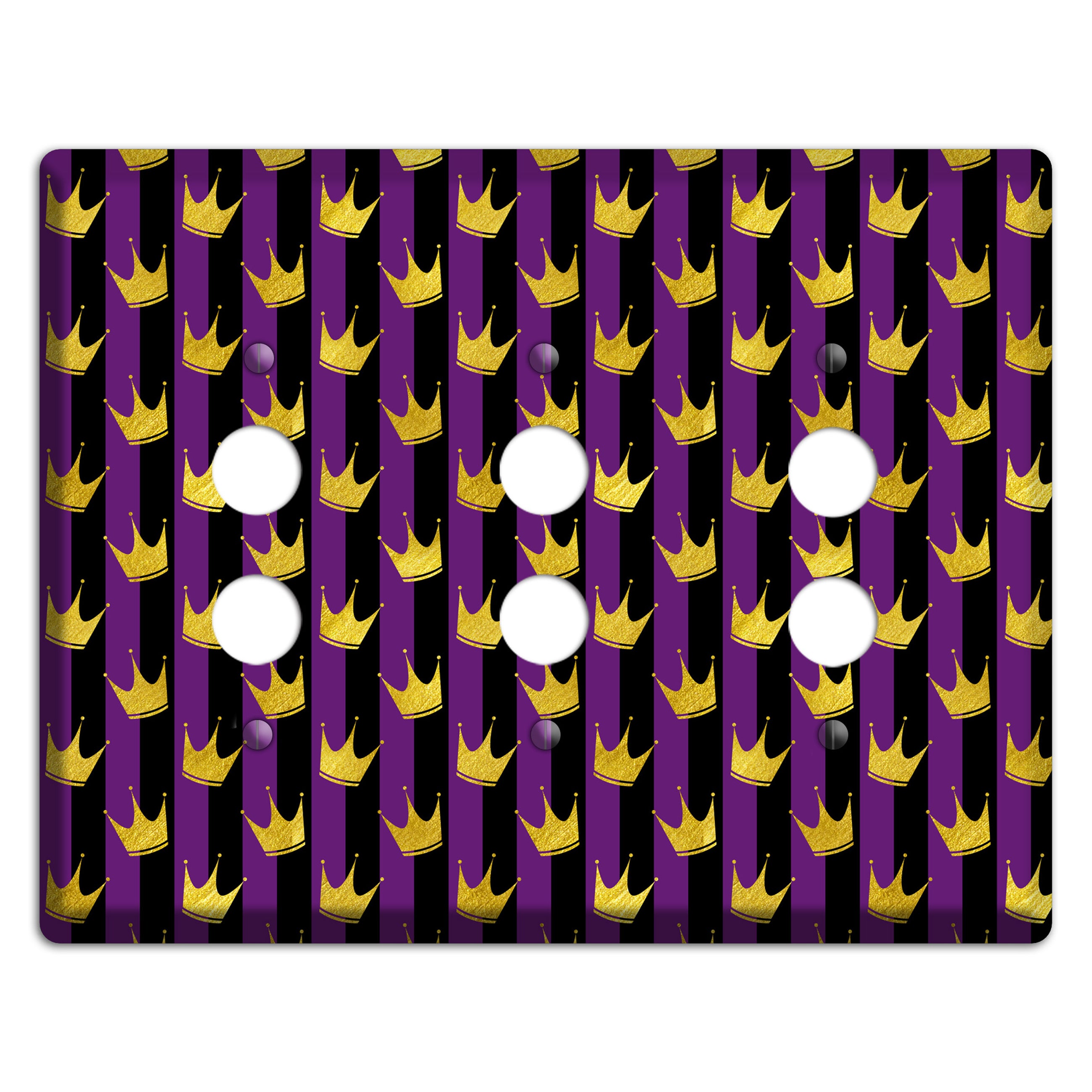 Royal Parade 3 Pushbutton Wallplate