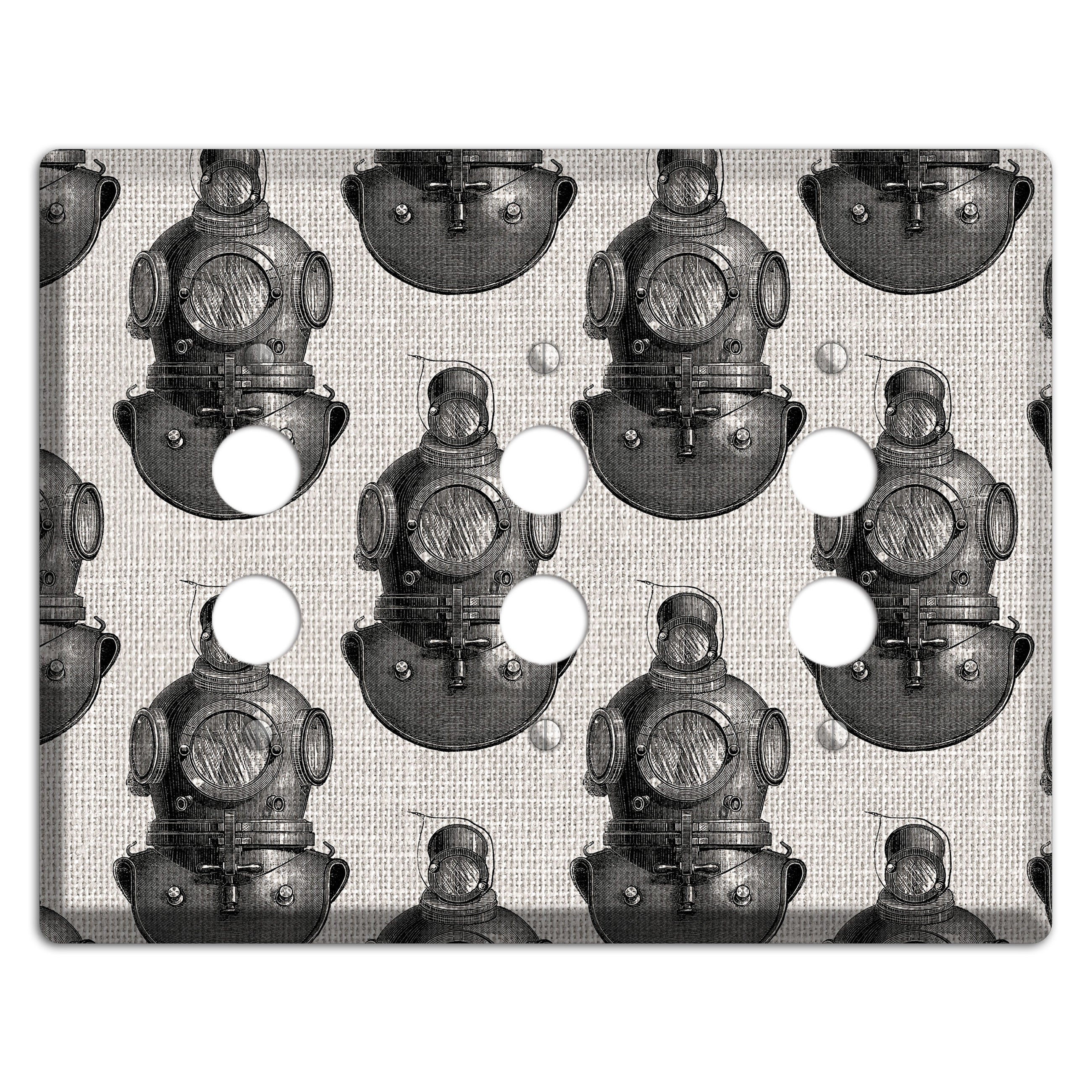 Deep Diver 3 Pushbutton Wallplate