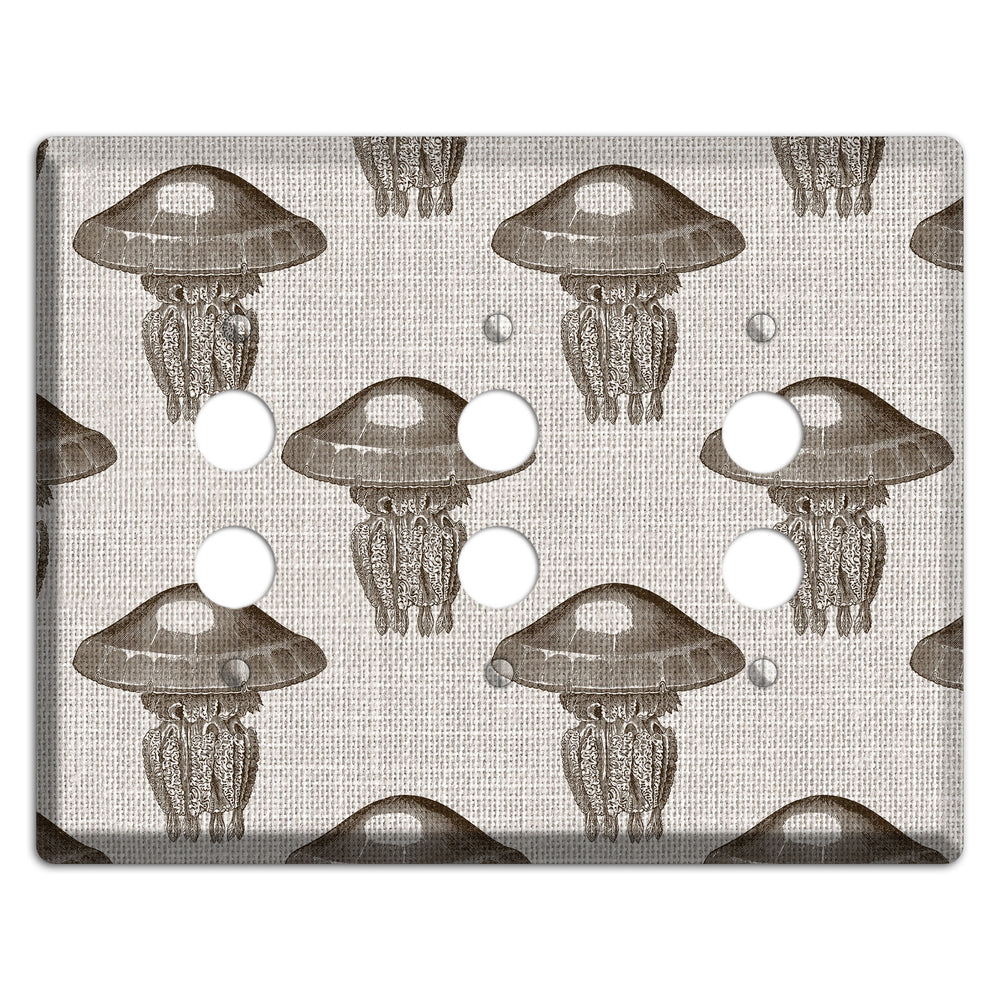 Jelly Drift 3 Pushbutton Wallplate