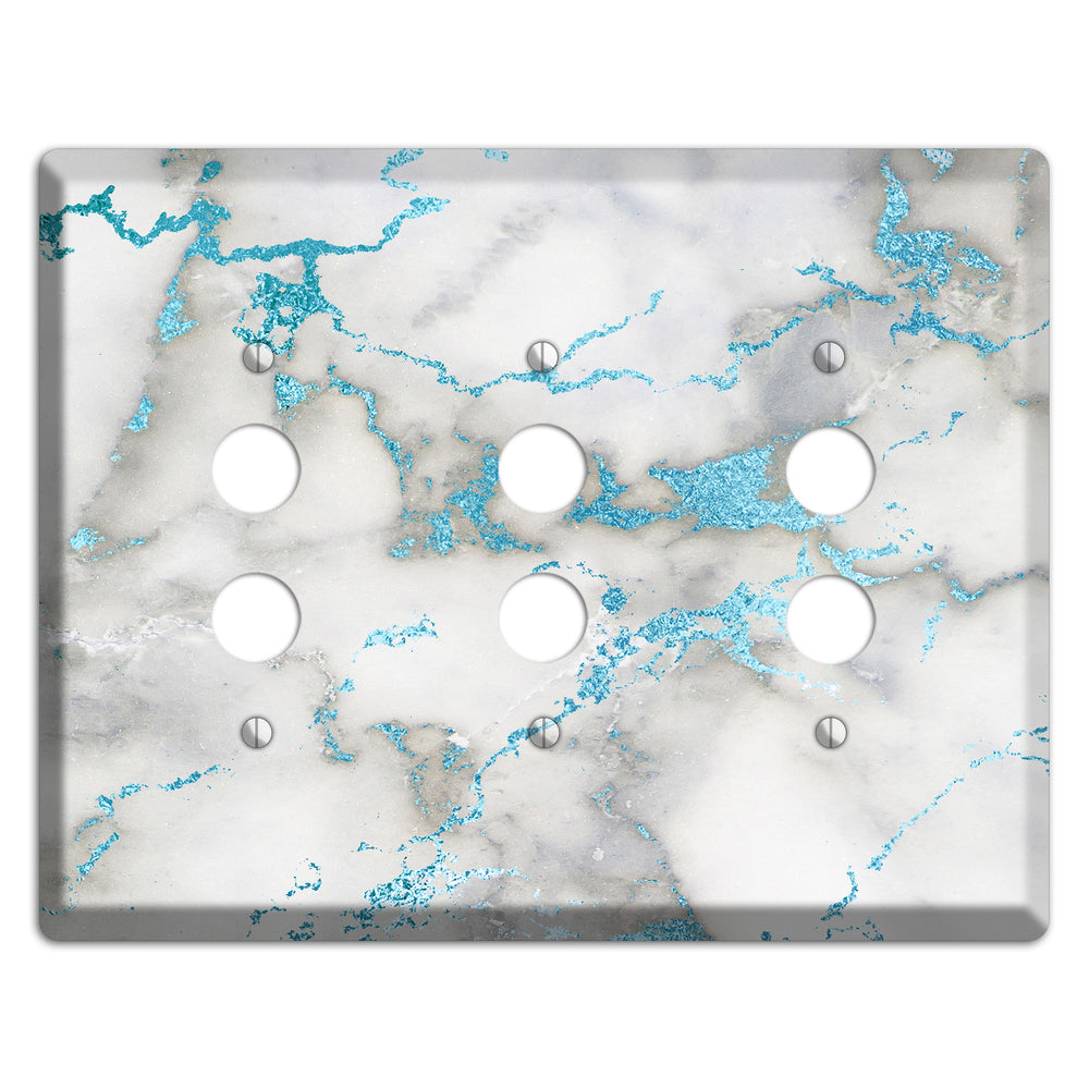 Gumbo Marble 3 Pushbutton Wallplate