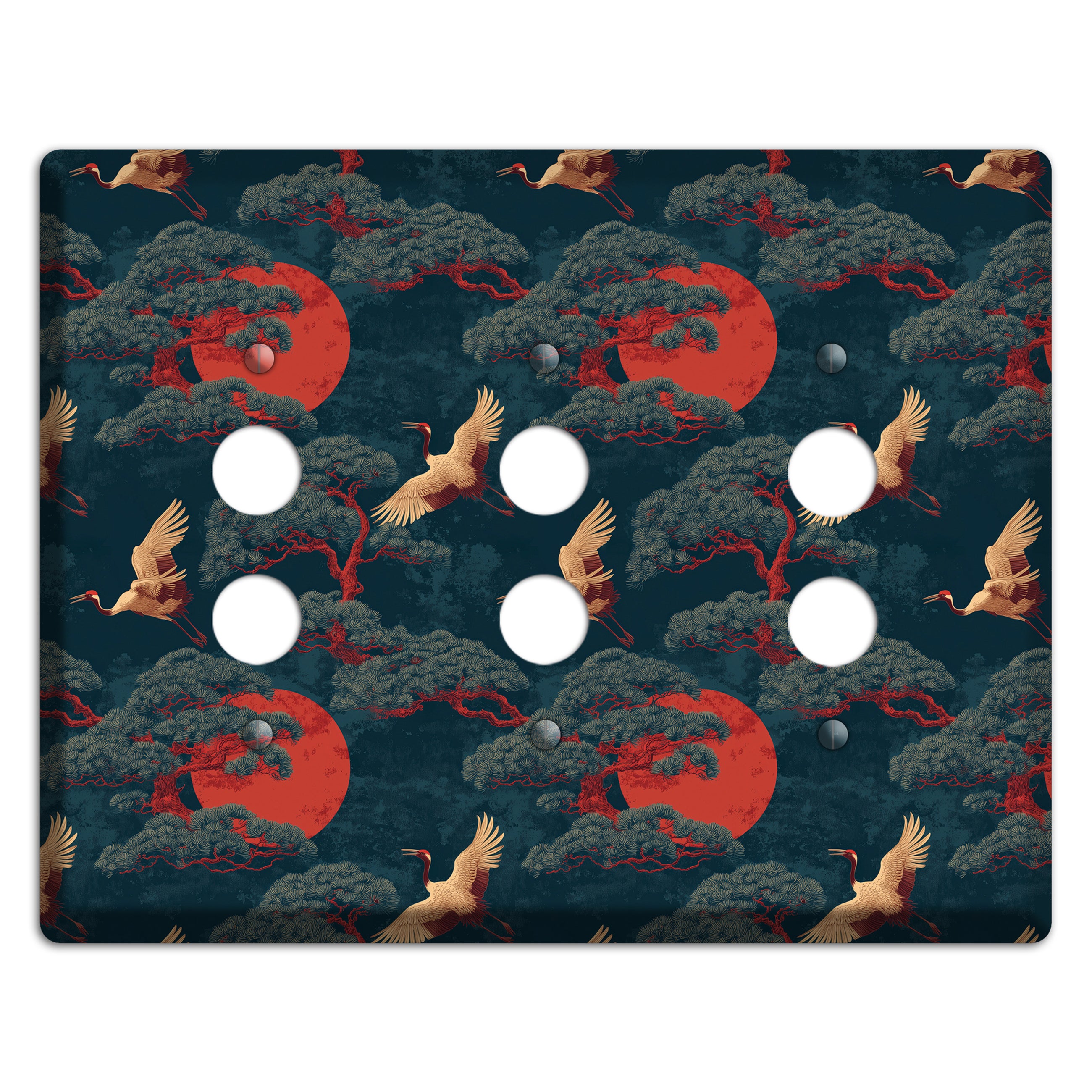 Vermillion Moon Ascent 3 Pushbutton Wallplate