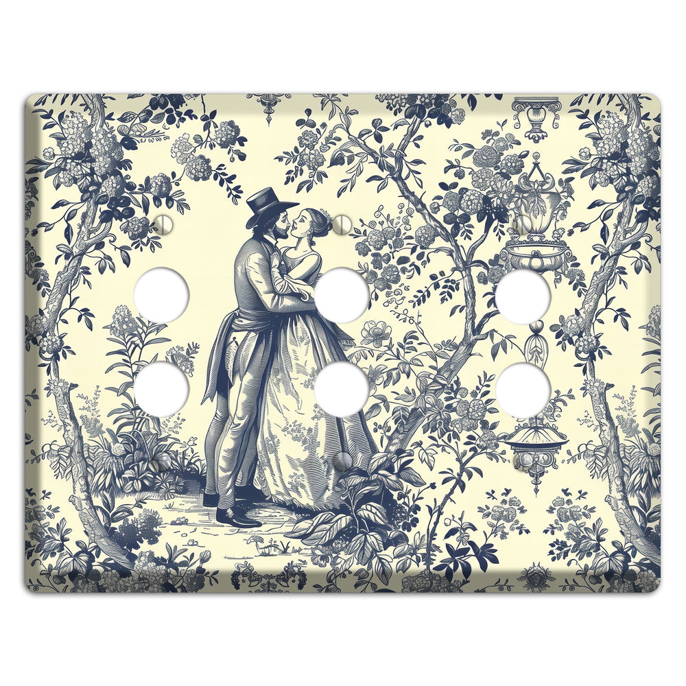 Garden Tryst 3 Pushbutton Wallplate
