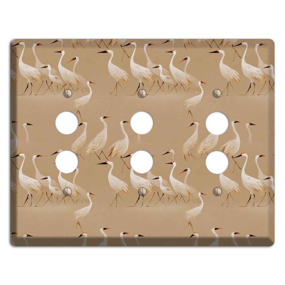 Sandy Shore Gathering 3 Pushbutton Wallplate