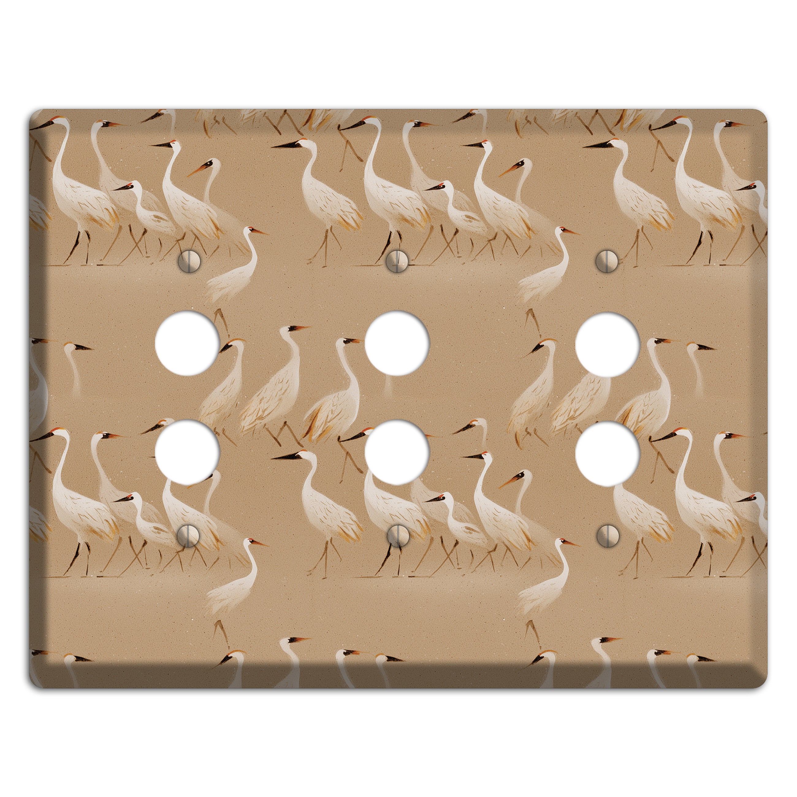 Sandy Shore Gathering 3 Pushbutton Wallplate