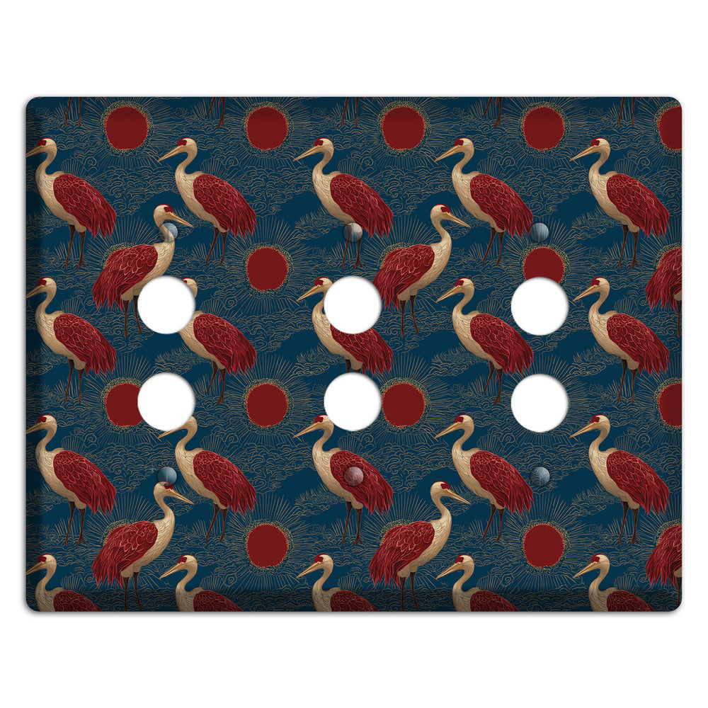Indigo Sun Vigil 3 Pushbutton Wallplate