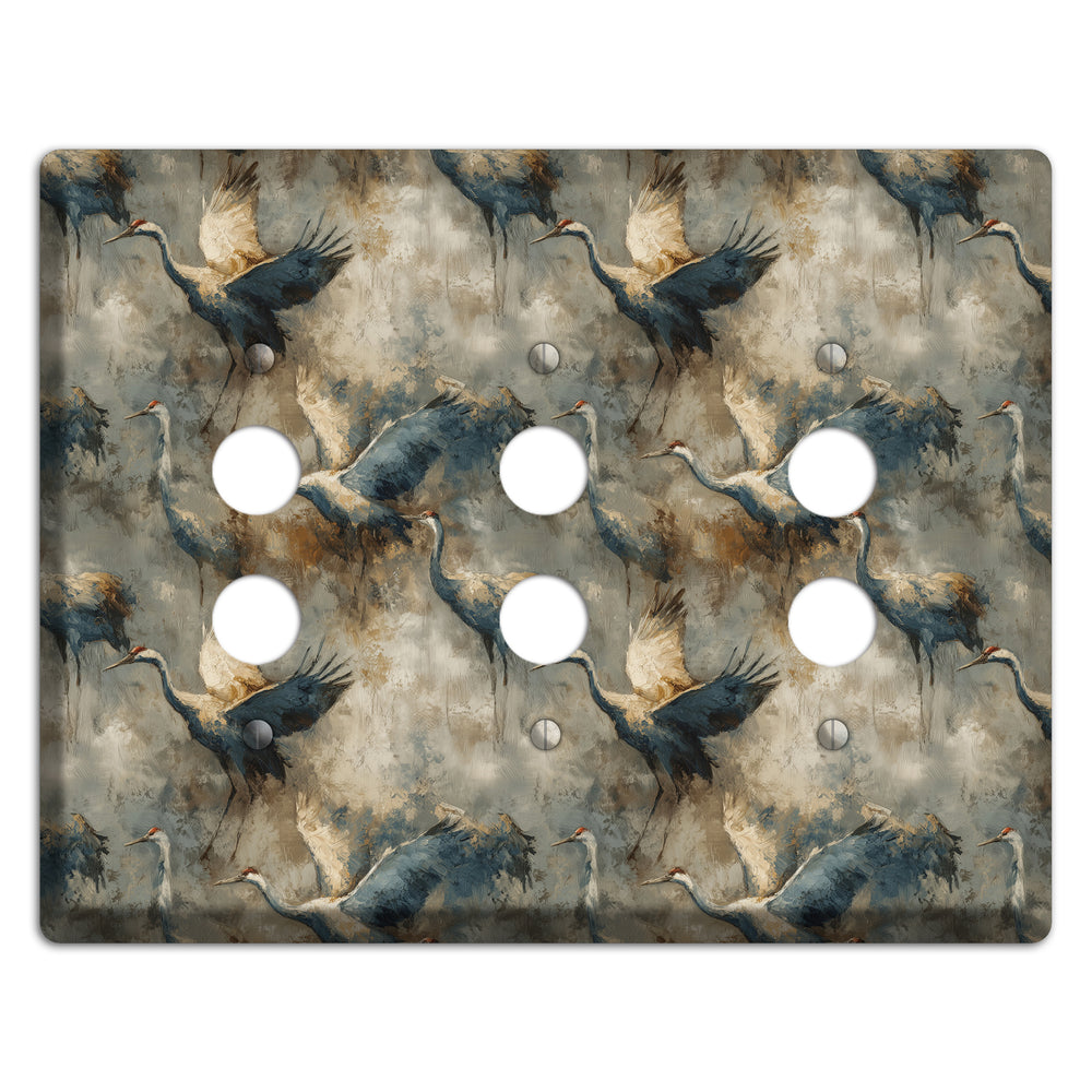 Slate Crane Migration 3 Pushbutton Wallplate