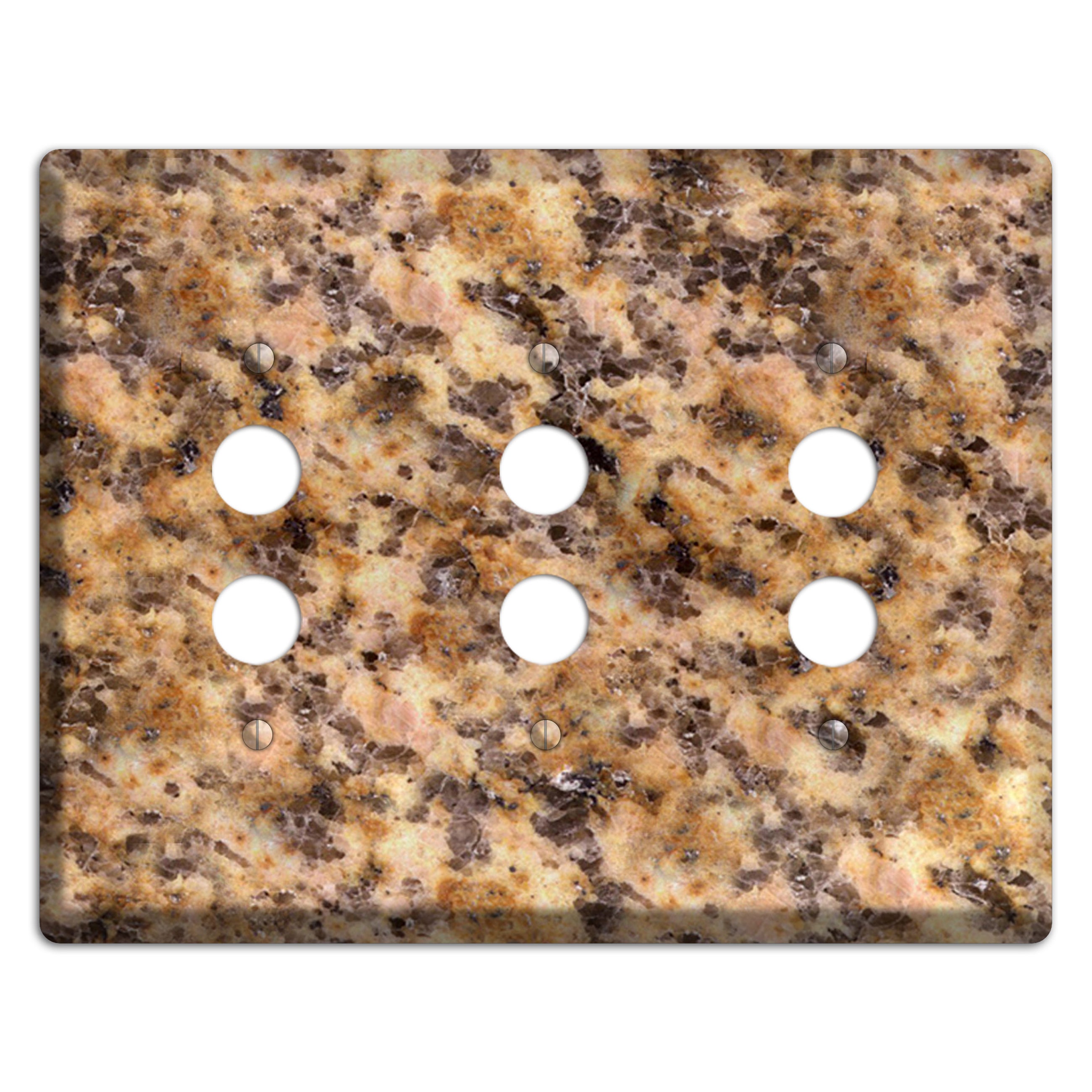Lapidus Granite 3 Pushbutton Wallplate