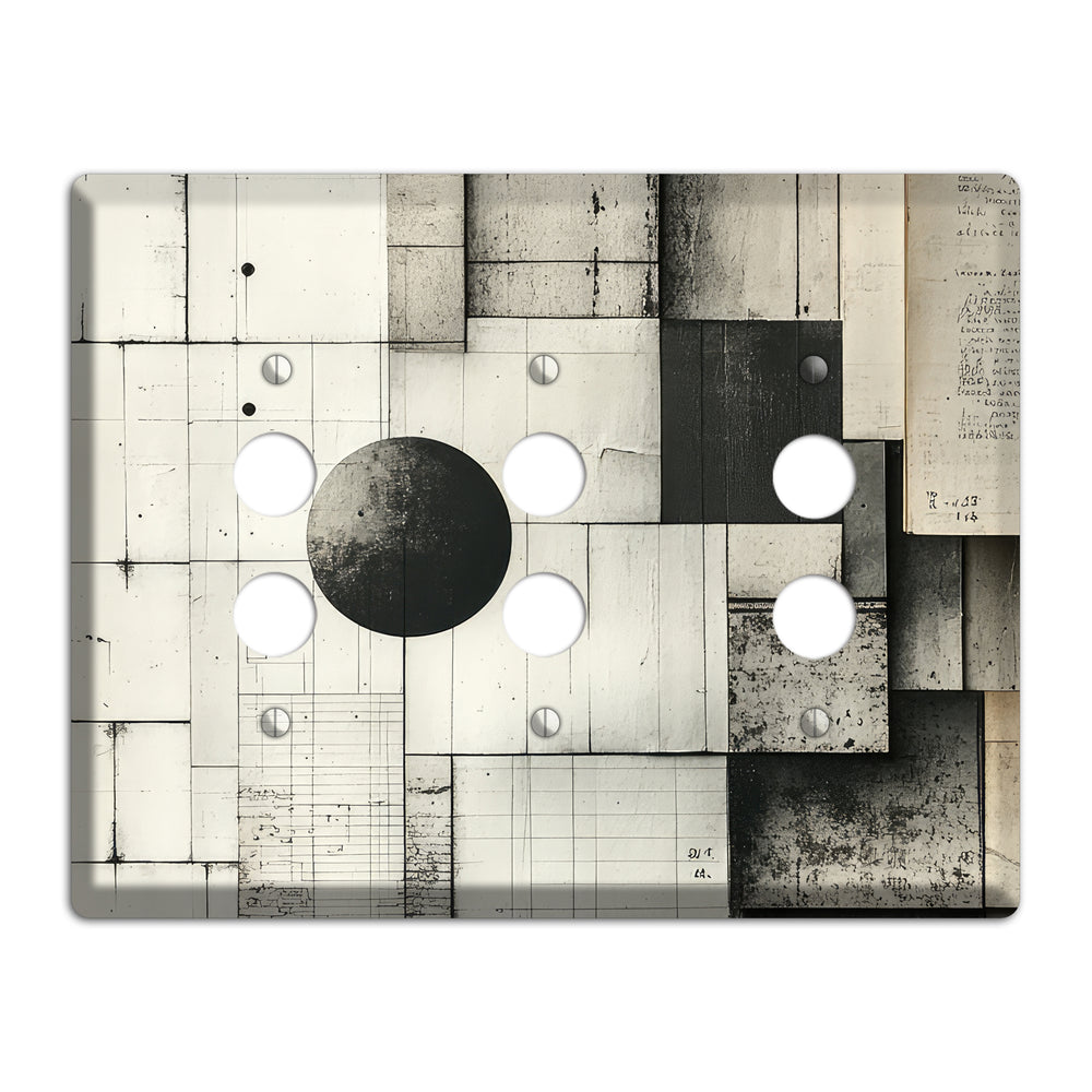 Ledger & Void 3 Pushbutton Wallplate