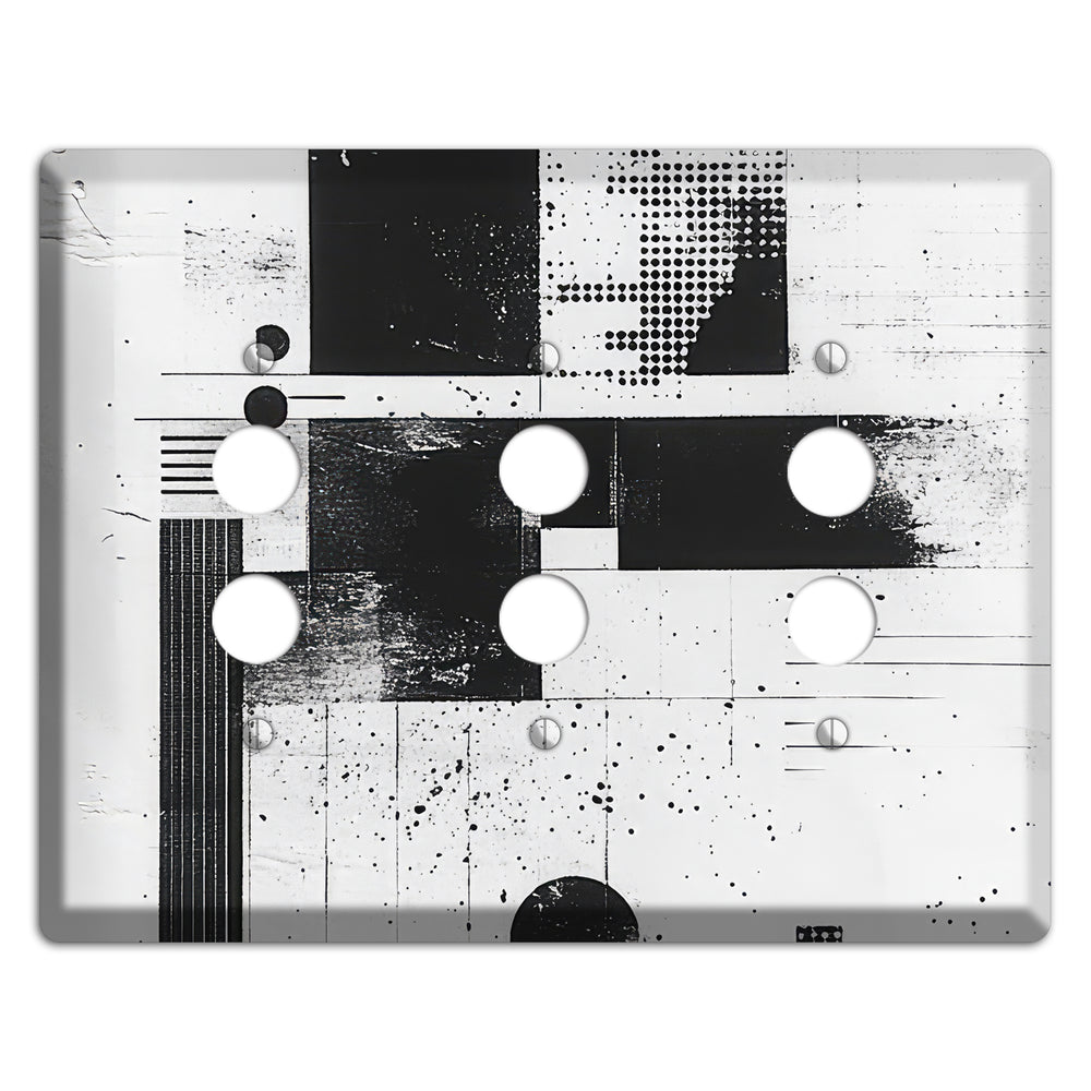 Signal & Static 3 Pushbutton Wallplate