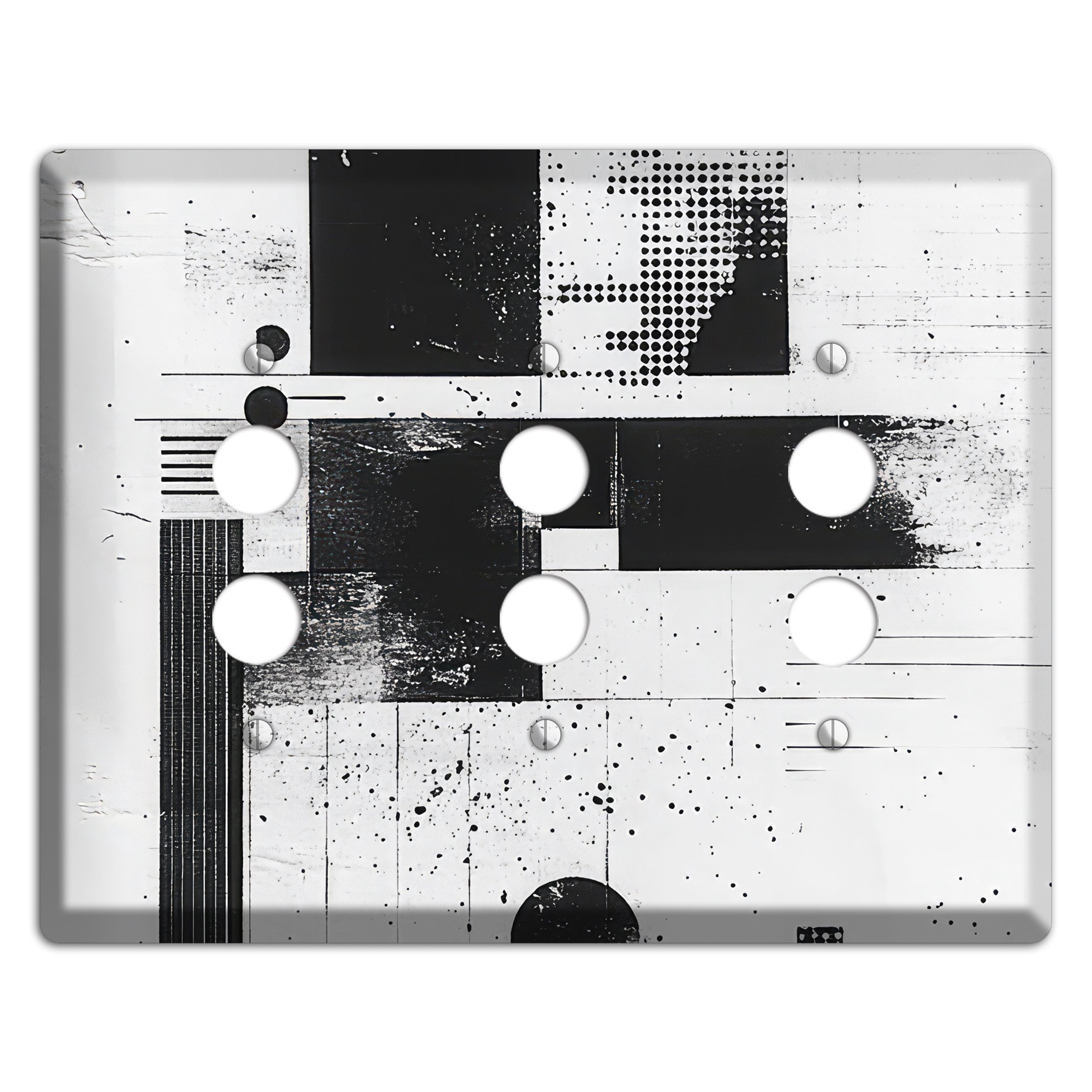Signal & Static 3 Pushbutton Wallplate