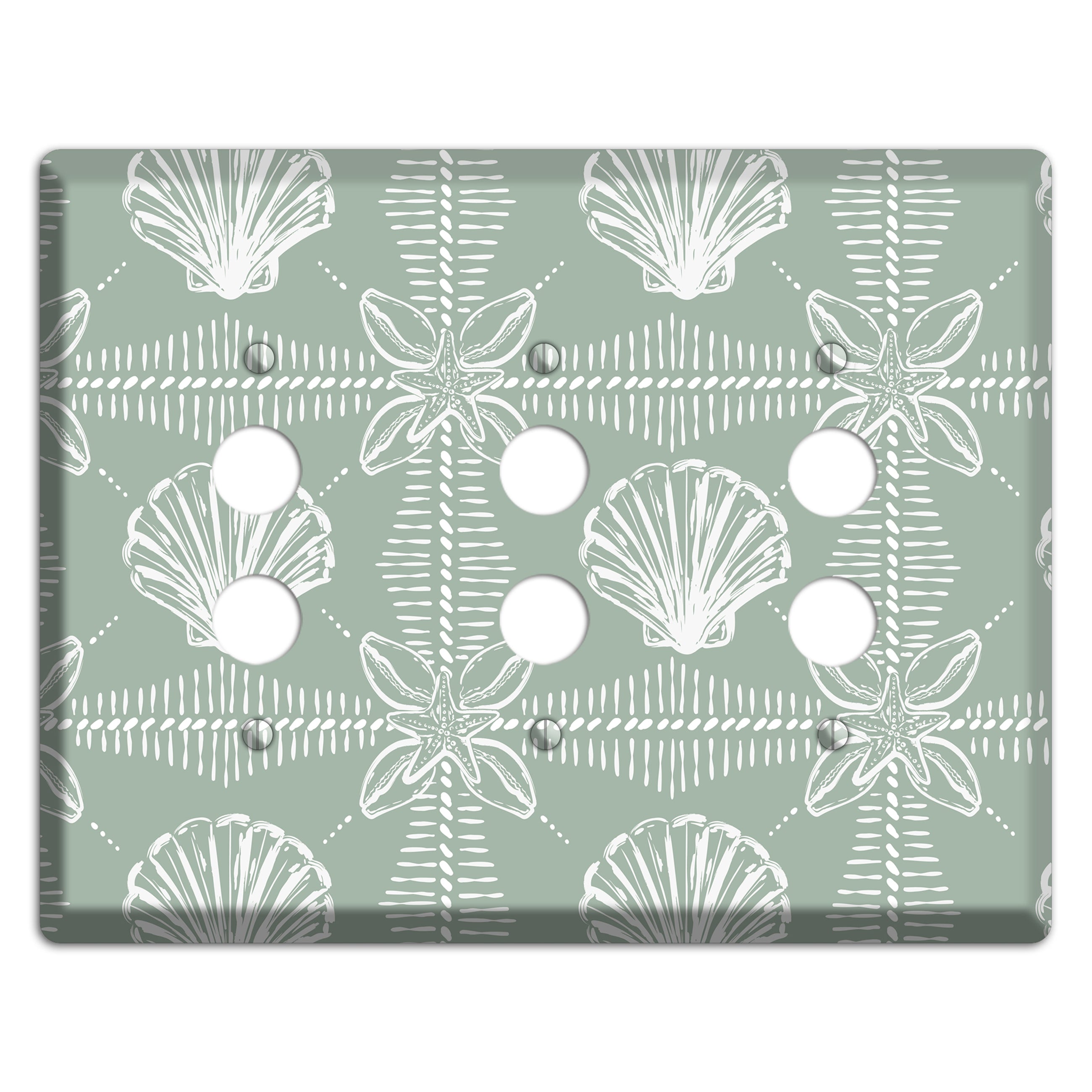 Sage Tide Relics 3 Pushbutton Wallplate