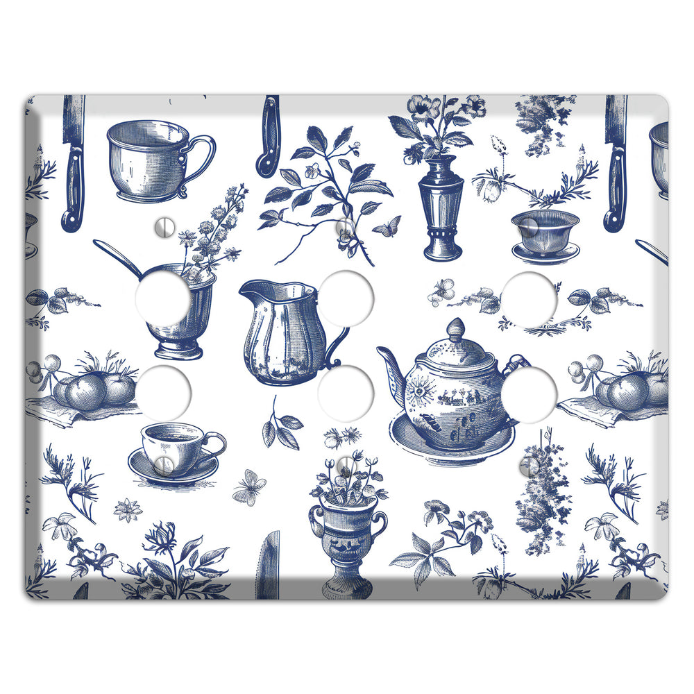 Pantry & Petal 3 Pushbutton Wallplate