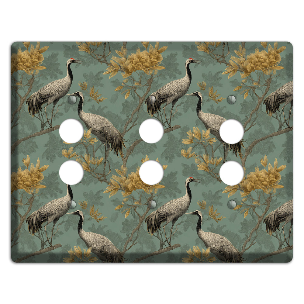 Sage Garden Vigil 3 Pushbutton Wallplate