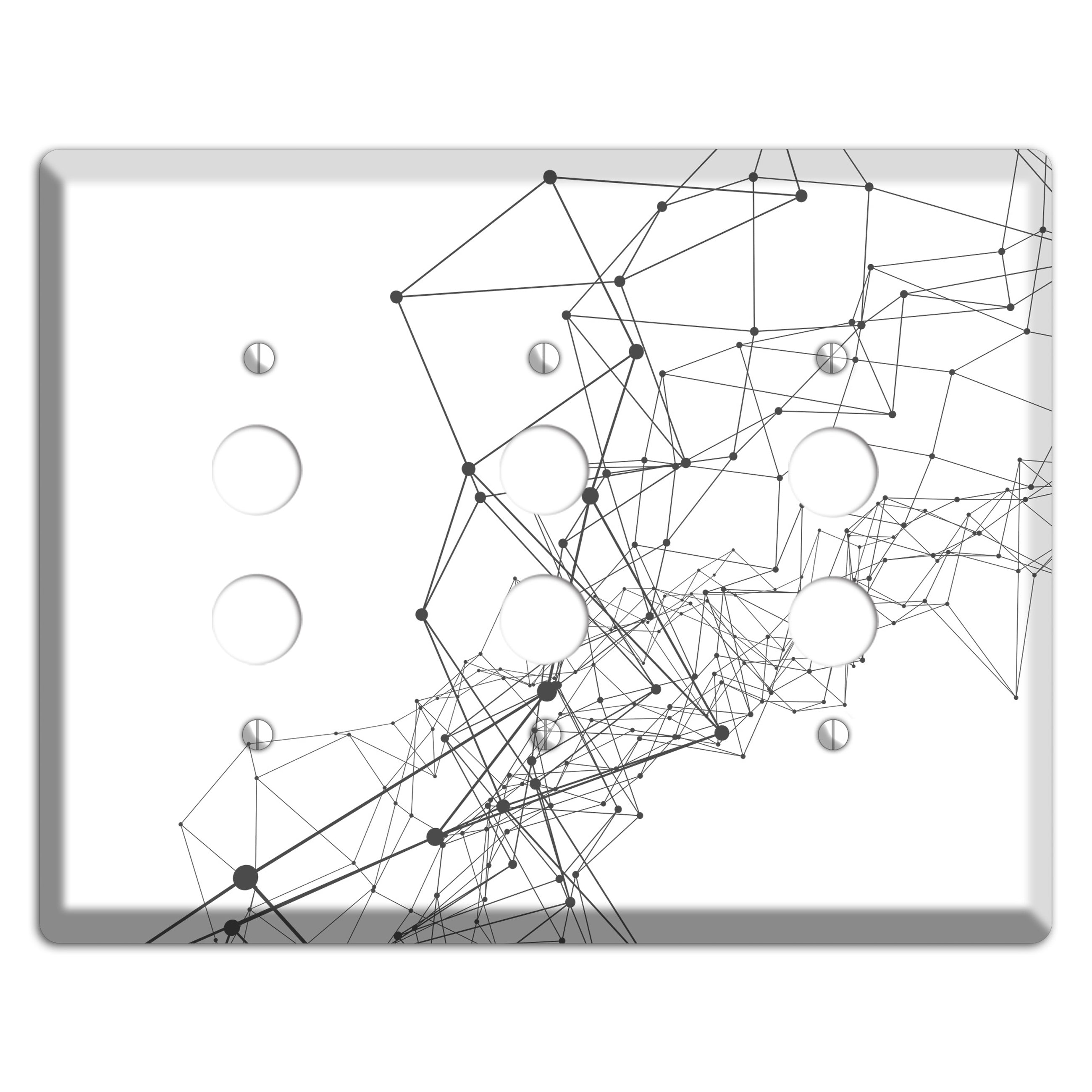 Threadwork Constellation 3 Pushbutton Wallplate