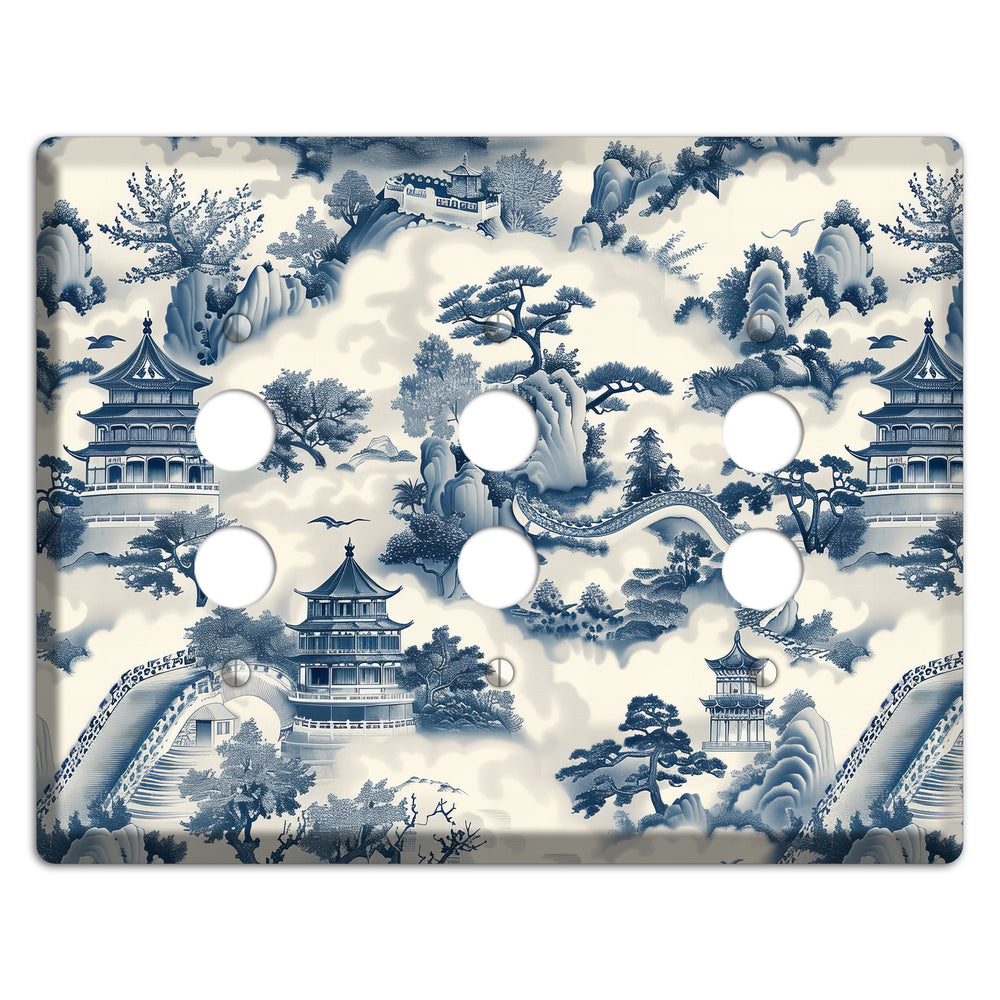 Imperial Mist 3 Pushbutton Wallplate