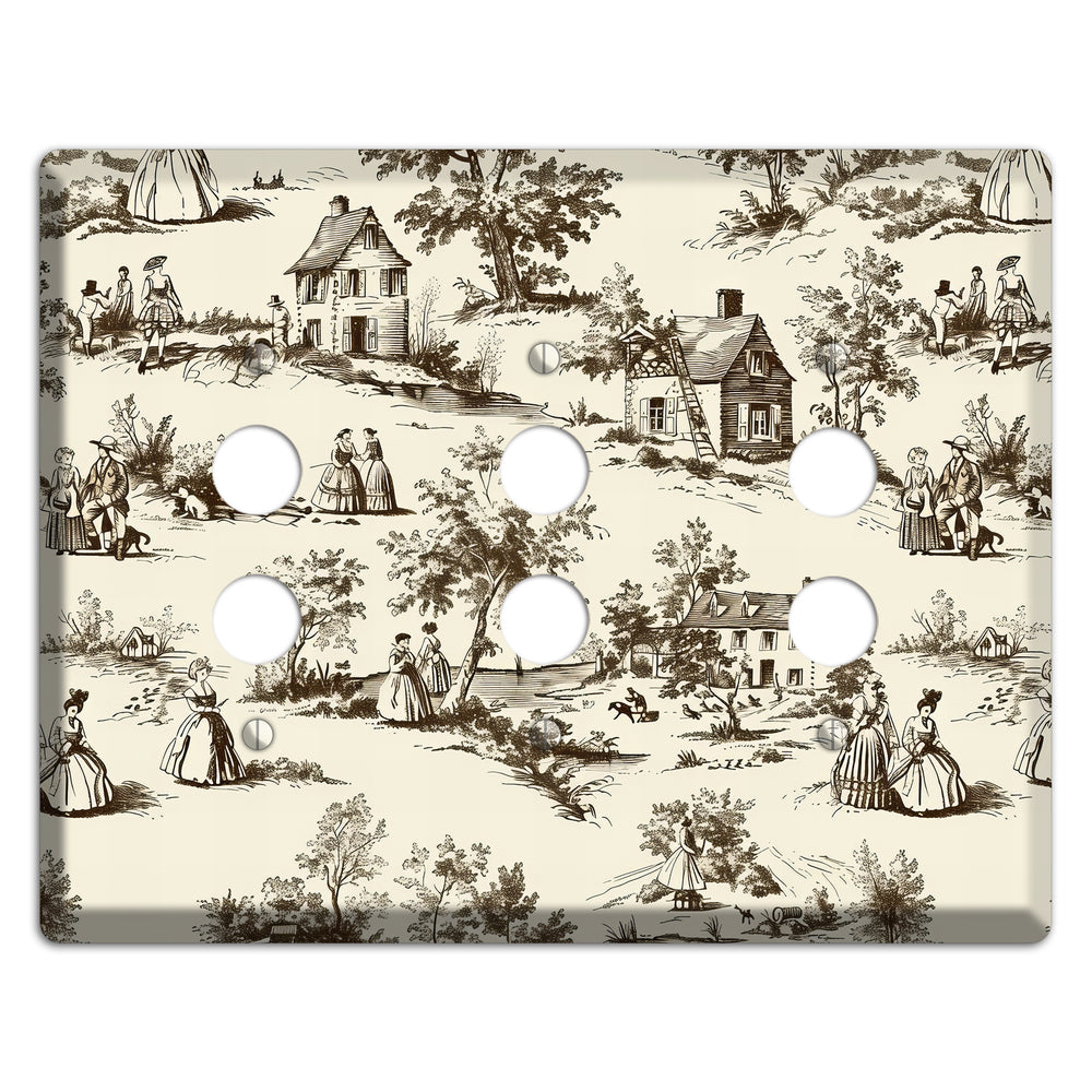 Country Promenade 3 Pushbutton Wallplate