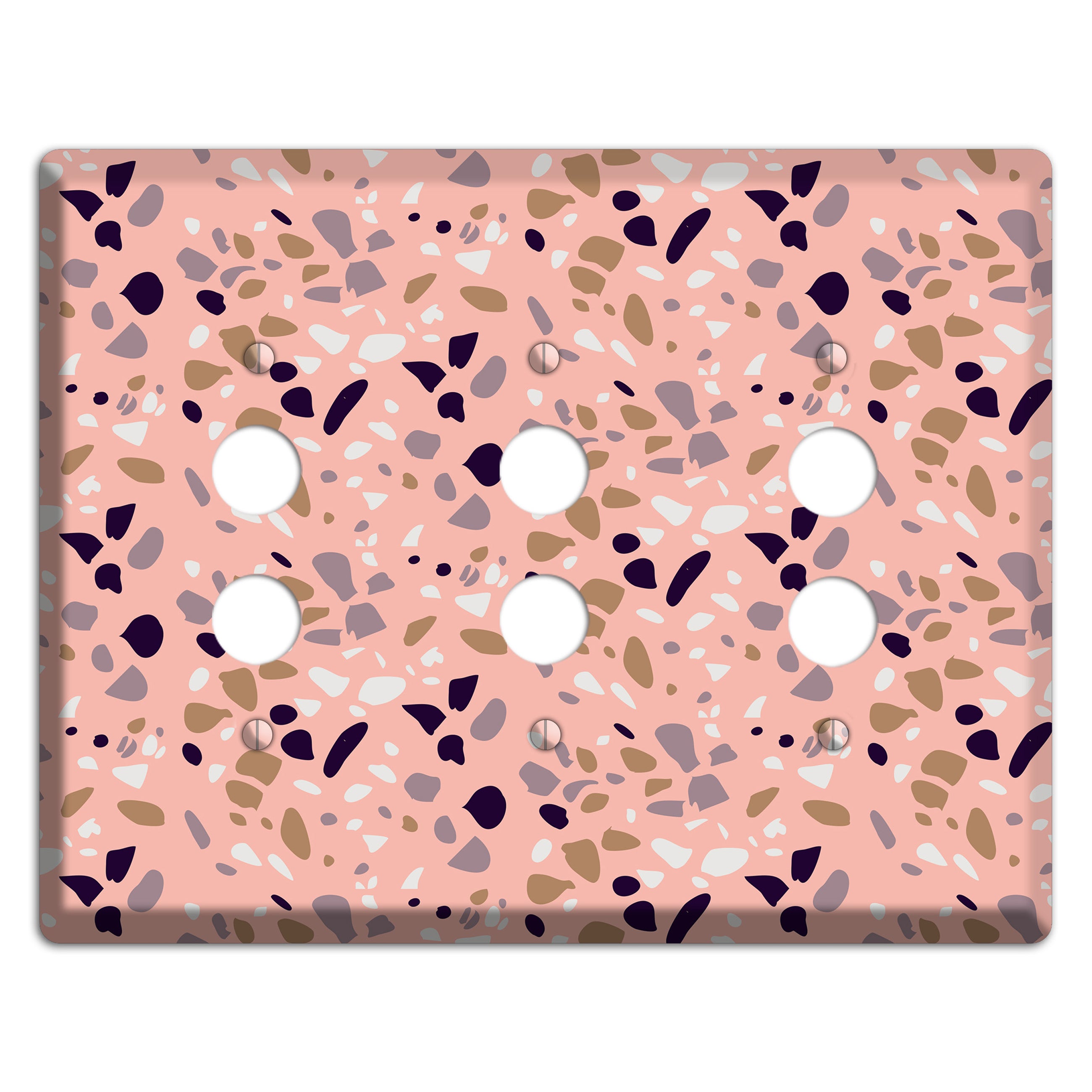 Petal Scatter 3 Pushbutton Wallplate