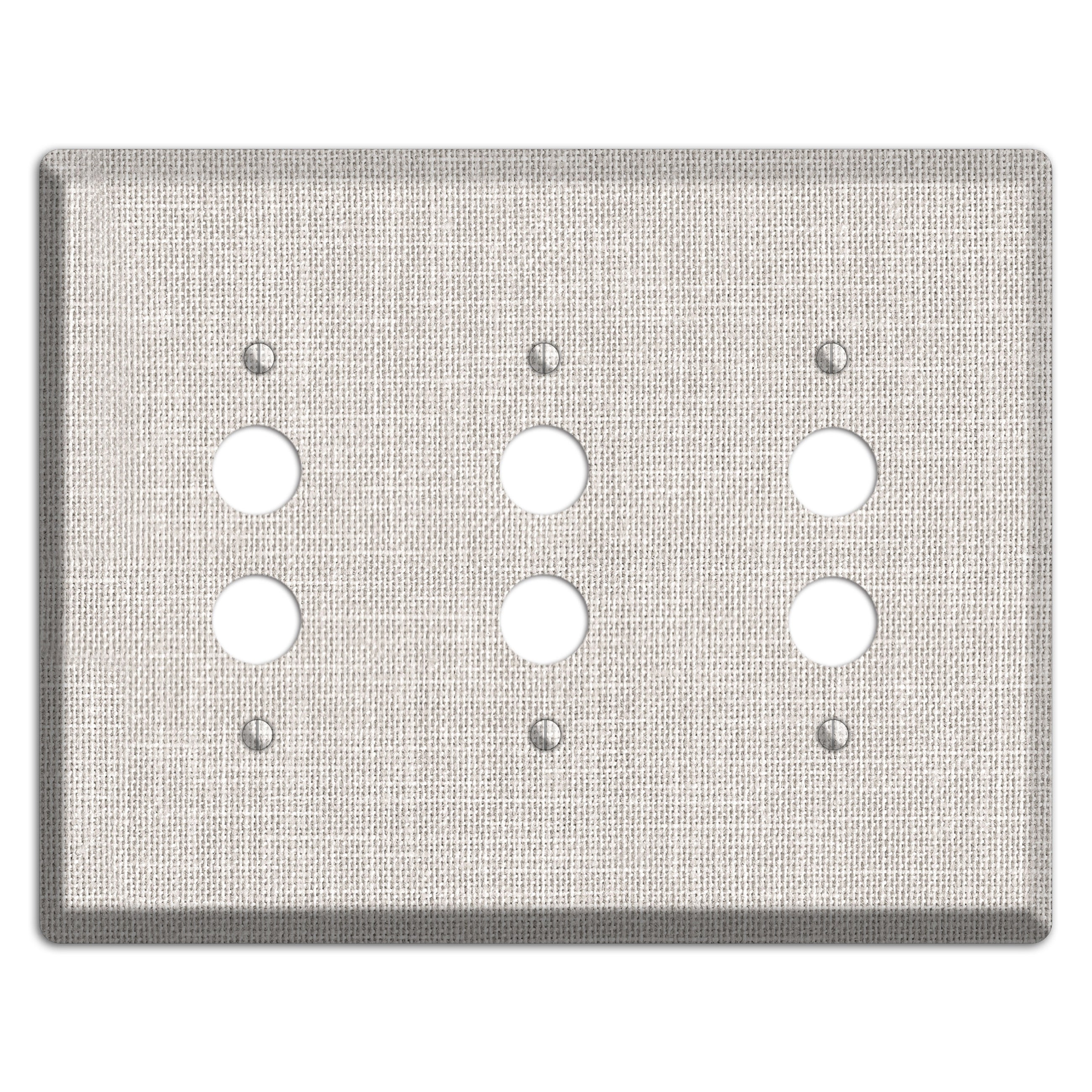 Linen Drift 3 Pushbutton Wallplate