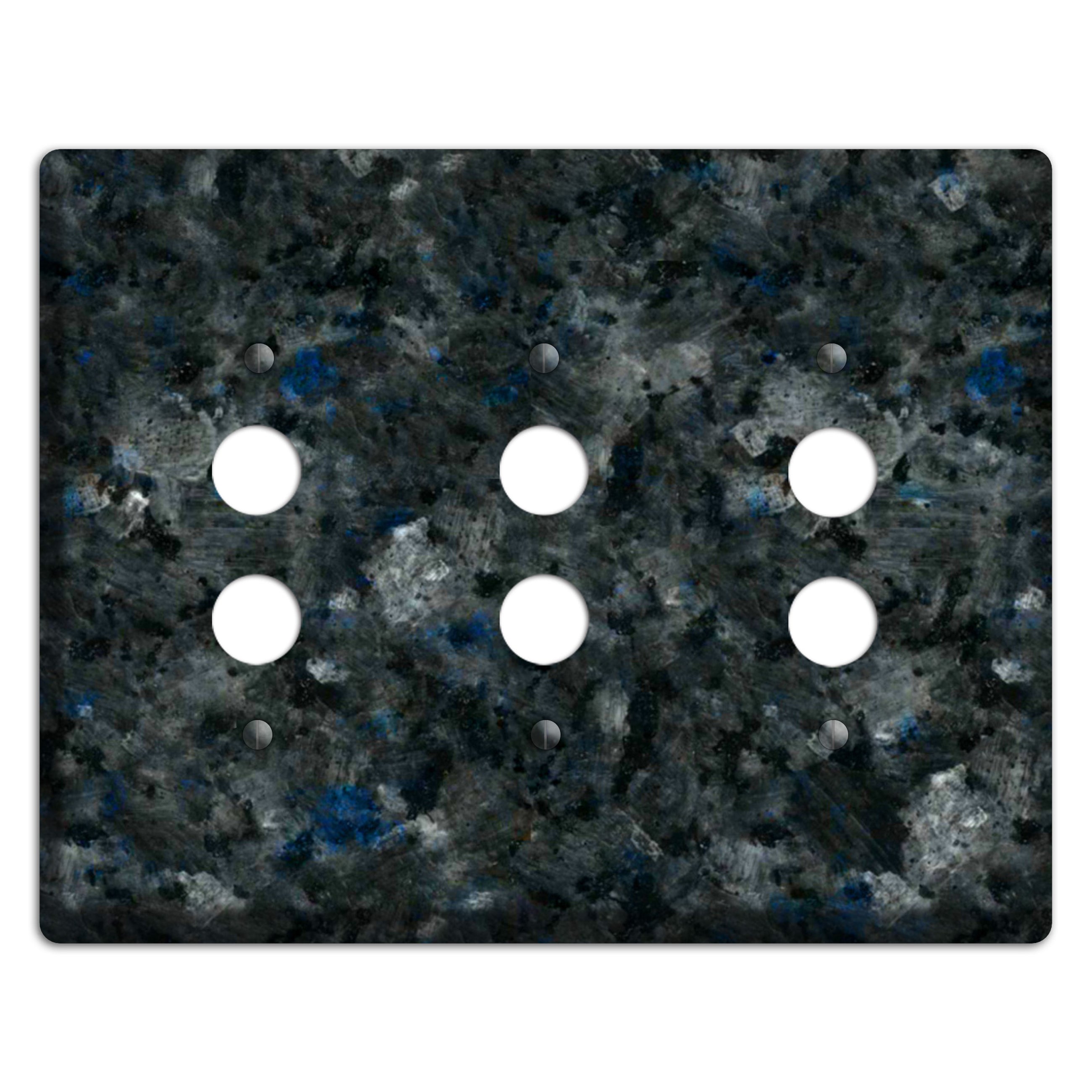 Blue Pearl GT Granite 3 Pushbutton Wallplate
