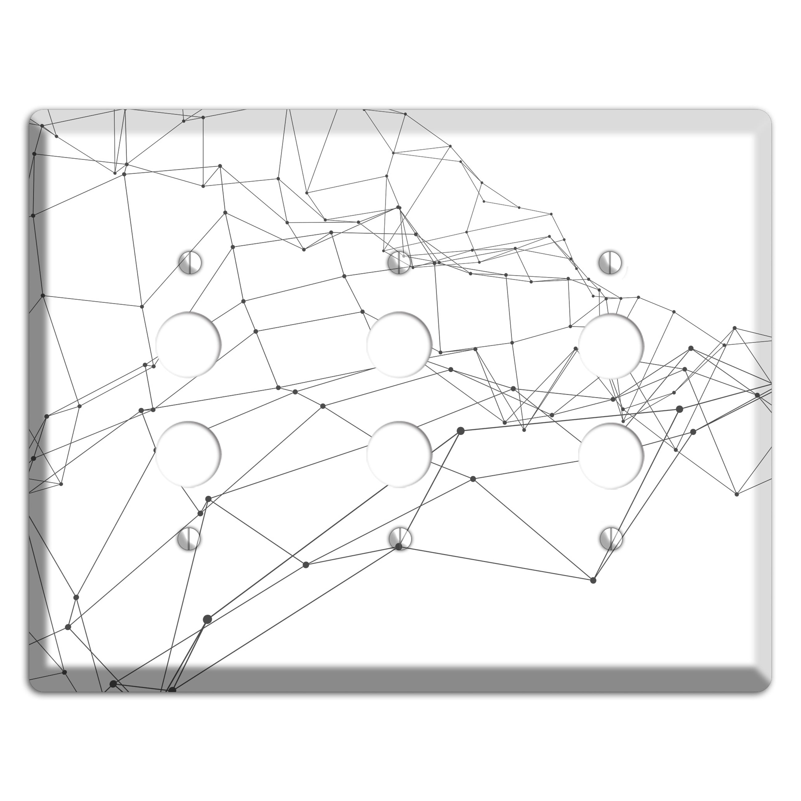 Woven Signal Web 3 Pushbutton Wallplate