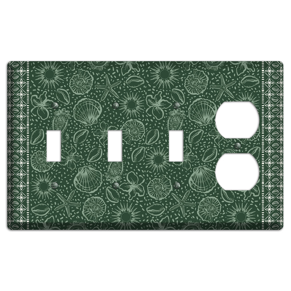 Emerald Tide Reliquary 3 Toggle / Duplex Wallplate