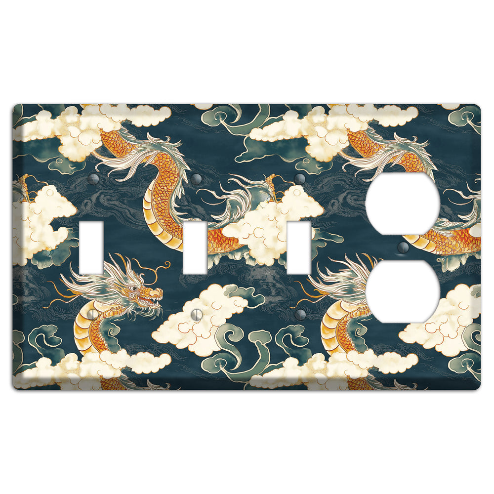 Celestial Serpent Sky 3 Toggle / Duplex Wallplate