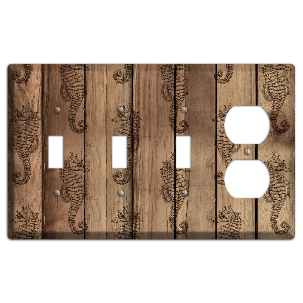Planktonic Ponies 3 Toggle / Duplex Wallplate