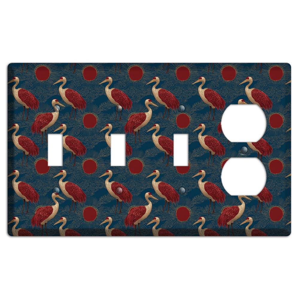 Indigo Sun Vigil 3 Toggle / Duplex Wallplate