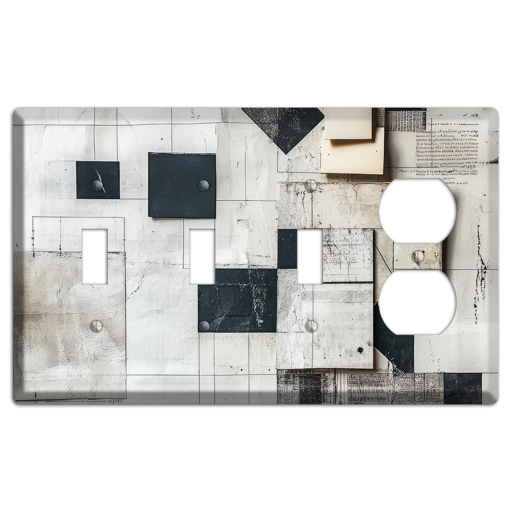 Ledger & Silence 3 Toggle / Duplex Wallplate